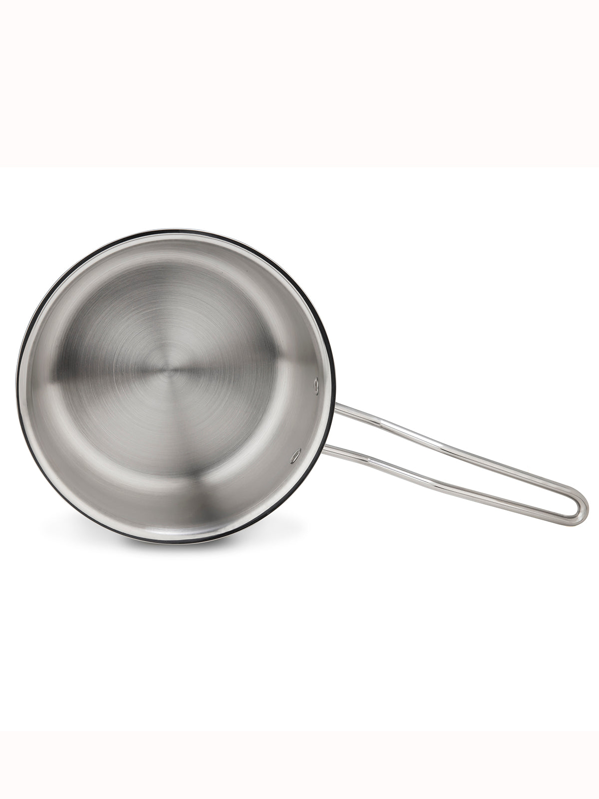 HOME-PRO Triply Stainless Steel Sauce Pan 14cm Diameter with lid 1.1L Capacity