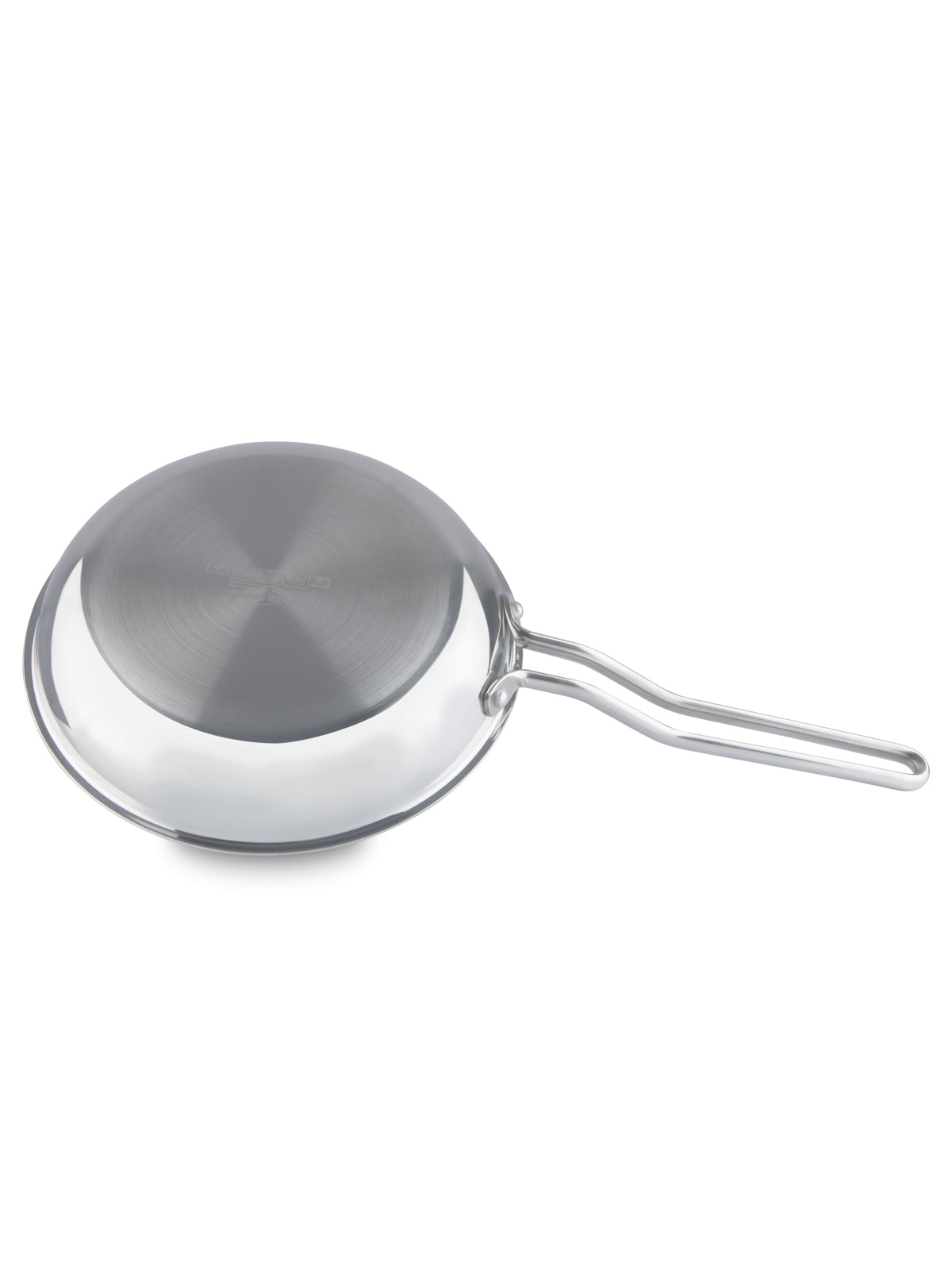 HOME-PRO Triply Stainless Steel Fry Pan 20cm Diameter with lid 1.2L Capacity