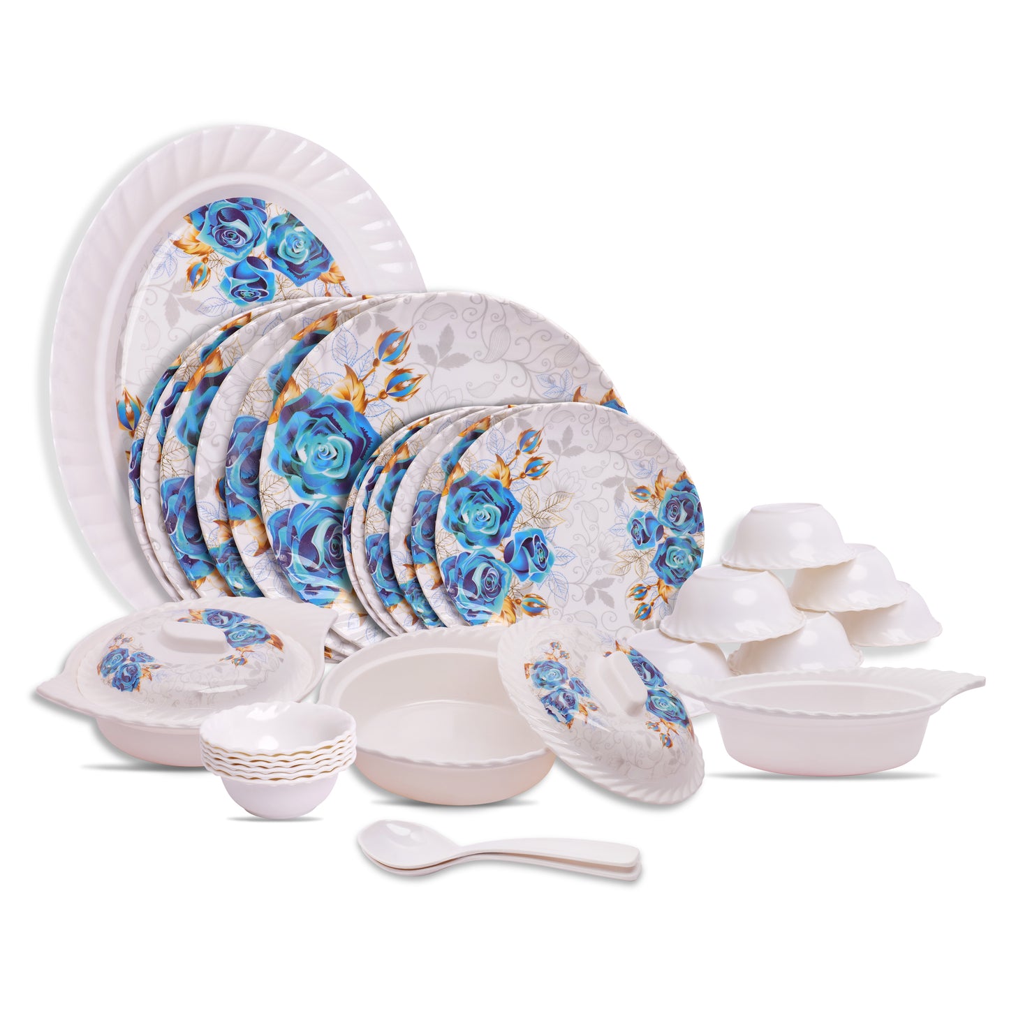 Royal Lehar 32 Pieces Melamine Dinner Set - Homeproindia.com
