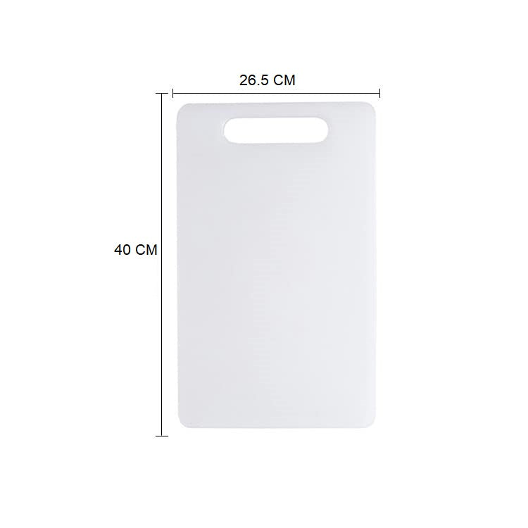 White Chopping Board Virgin Plastic Kitchen Cutting / Chopping Board with Handle - Homeproindia.com