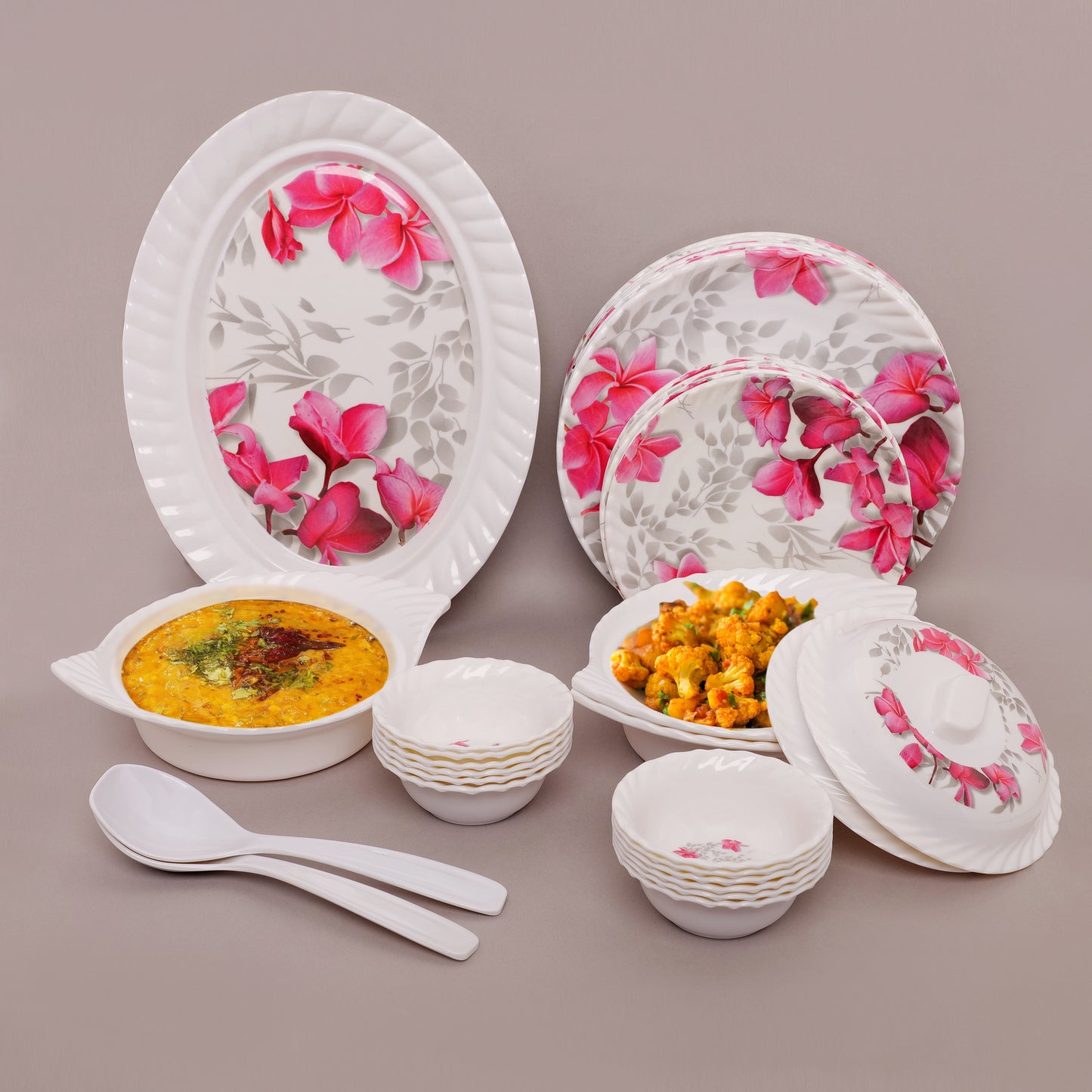 Royal Lehar 32 Pieces Melamine Dinner Set - Homeproindia.com