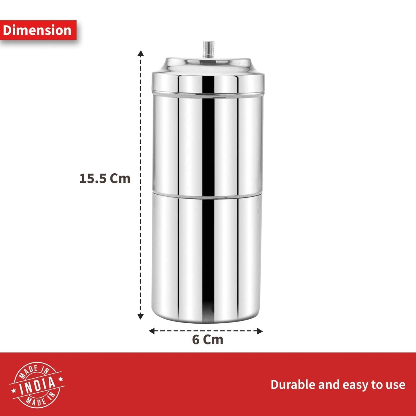 South Indian Filter Coffee Maker, 200 ml - Homeproindia.com