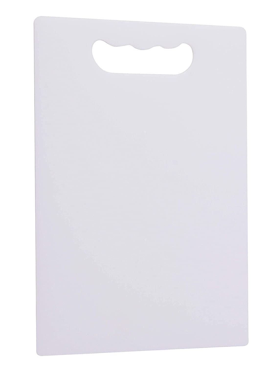 White Chopping Board Virgin Plastic Kitchen Cutting / Chopping Board with Handle - Homeproindia.com