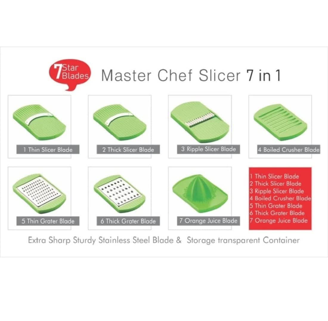 7 in 1 Master Slicer Slicer + Grater + Crusher +Juicer - Homeproindia.com