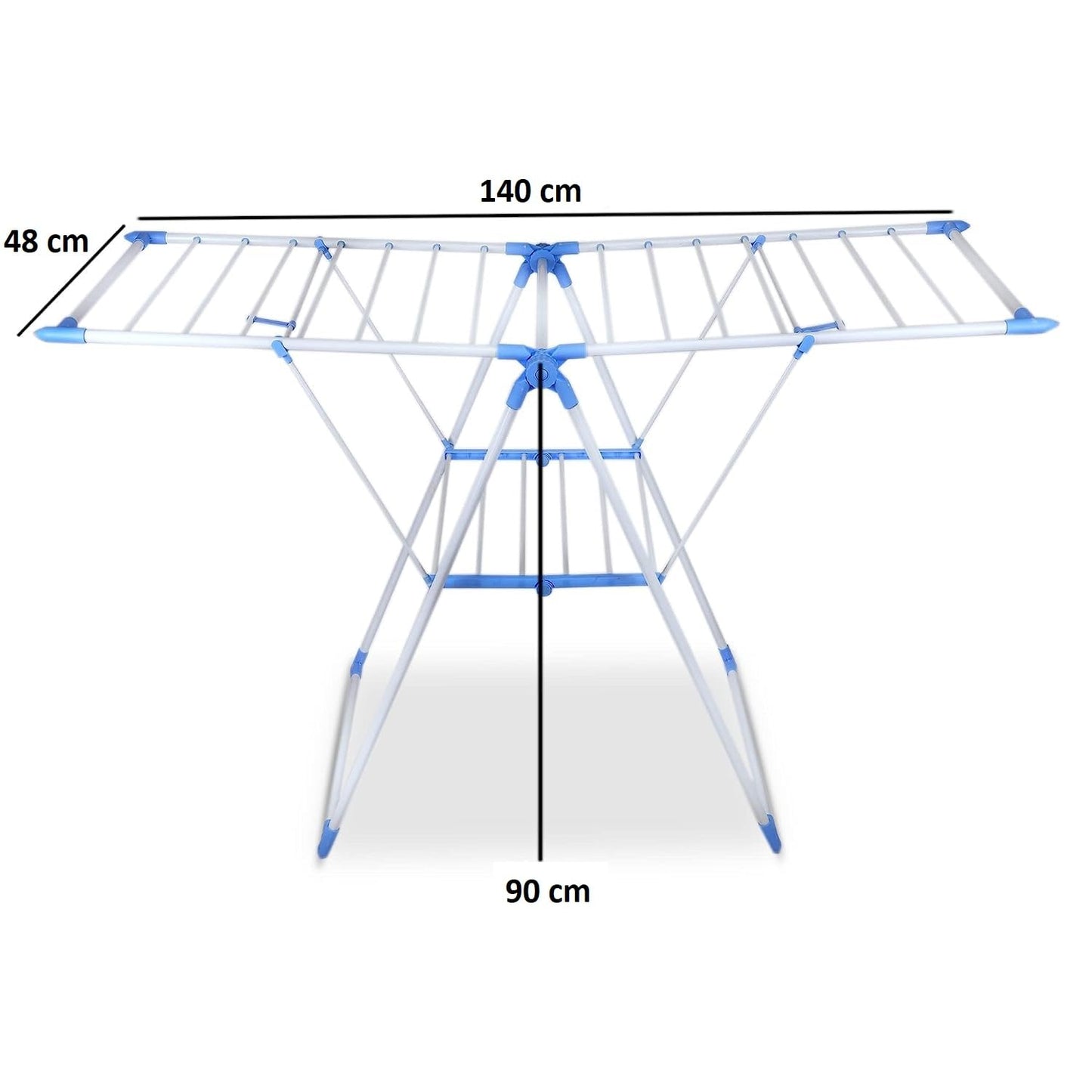HOME-PRO - Small Cloth Stand | Adjustable Perfect for Indoor and Outdoor Use | Rust-Proof and Durable | Pack of 1 - Homeproindia.com