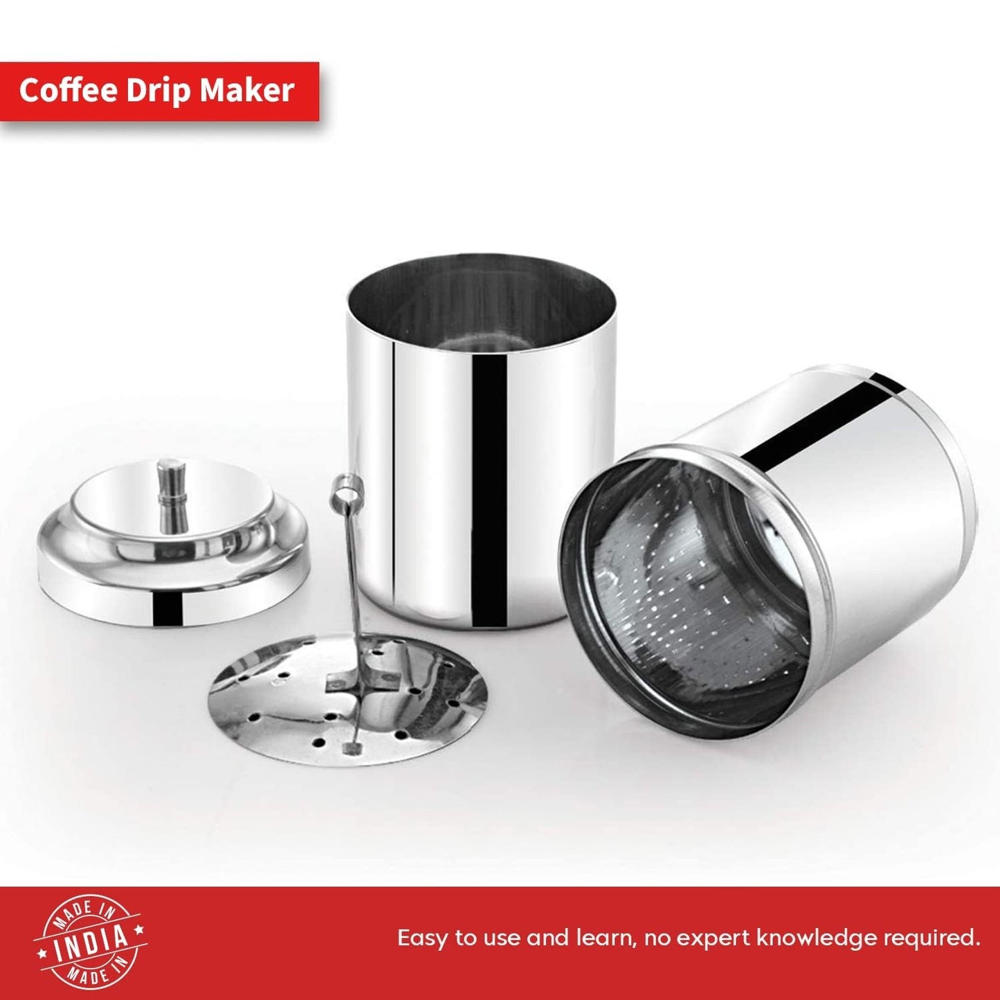 South Indian Filter Coffee Maker, 200 ml - Homeproindia.com