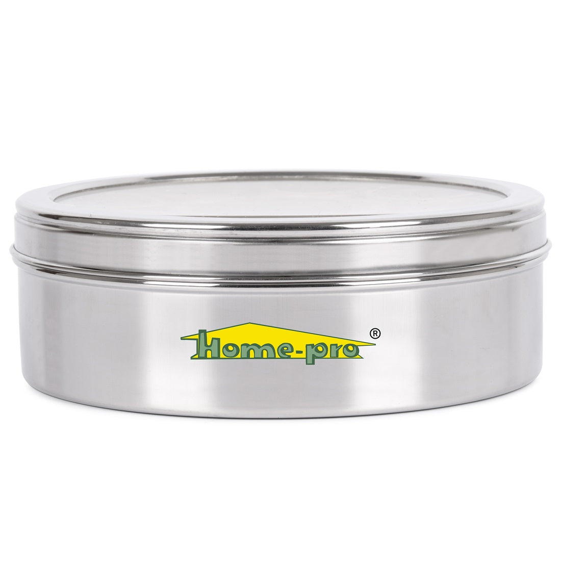 See Through lid Neelam Masala Dabba 22.5 CM Diameter - Homeproindia.com