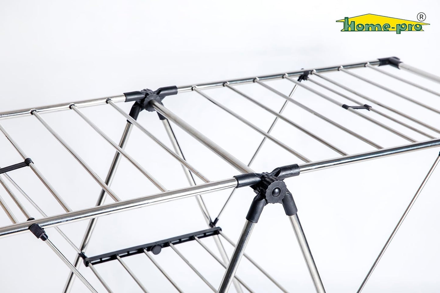 HOME-PRO - Stainless Steel Cloth Stand Small | Foldable, Heavy Duty Small Size - Homeproindia.com