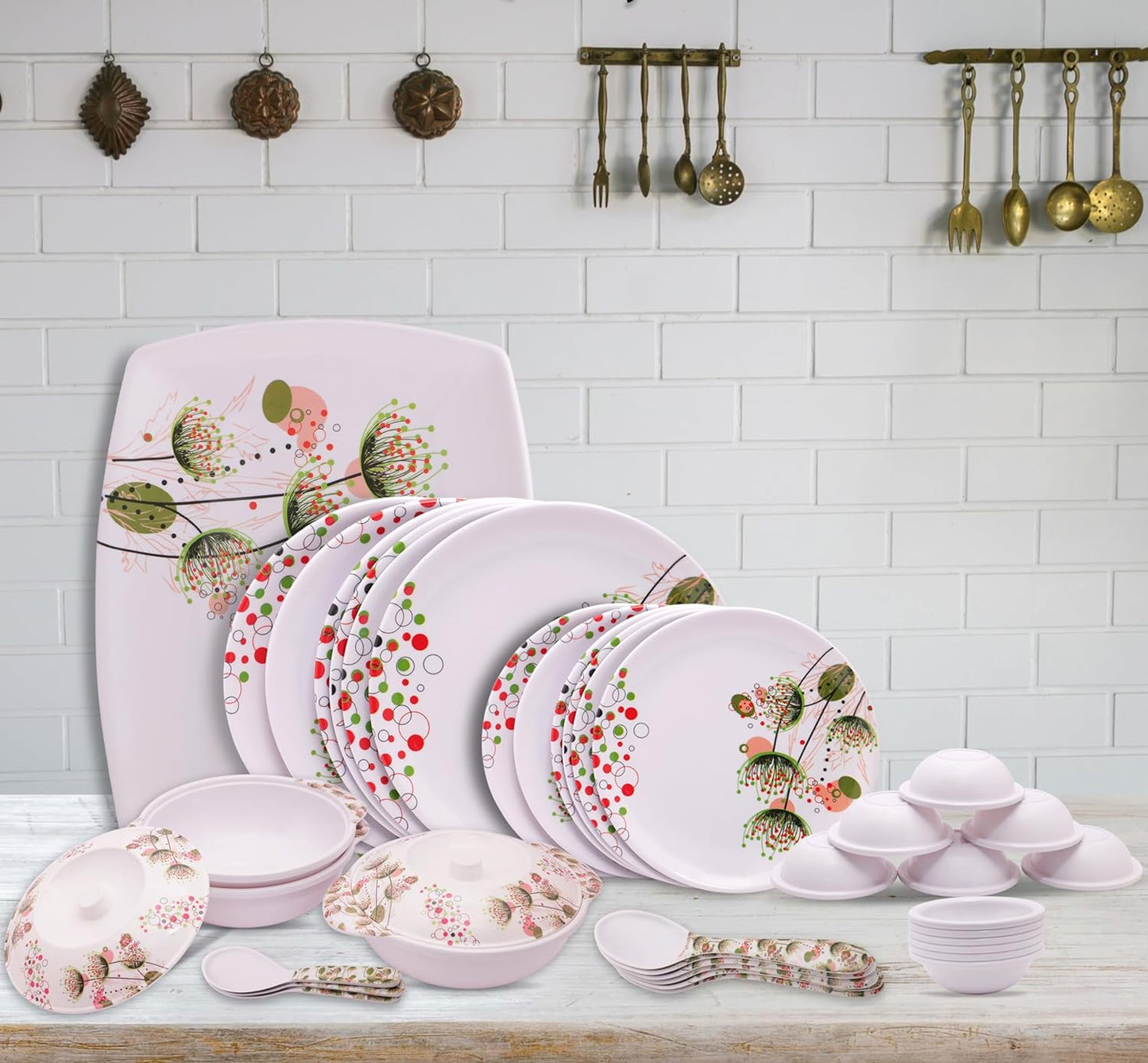 40 Pieces Melamine Dinner Set - Homeproindia.com