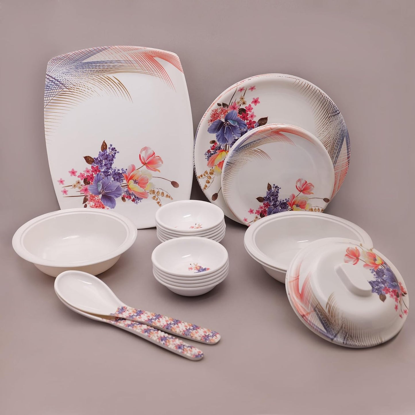 Boss 32 Pieces Melamine Dinner Set - Homeproindia.com