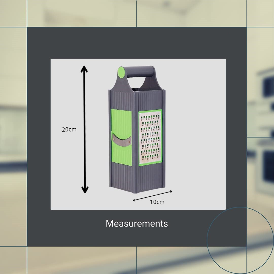 Multipurpose 4 in 1 Stainless Steel Blades Grater and Slicer - Homeproindia.com