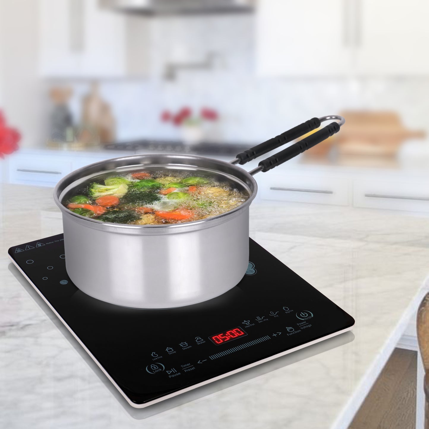 Home-Pro Stainless Steel Sauce Pan/ Milk Pan/ Tea Pan with induction Bottom
