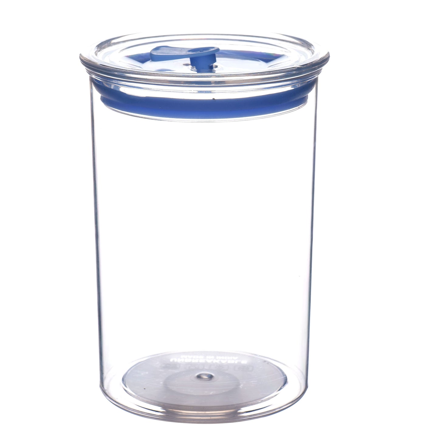 Orio Airtight Transparent Plastic Storage Container Square Blue 900ML - Homeproindia.com