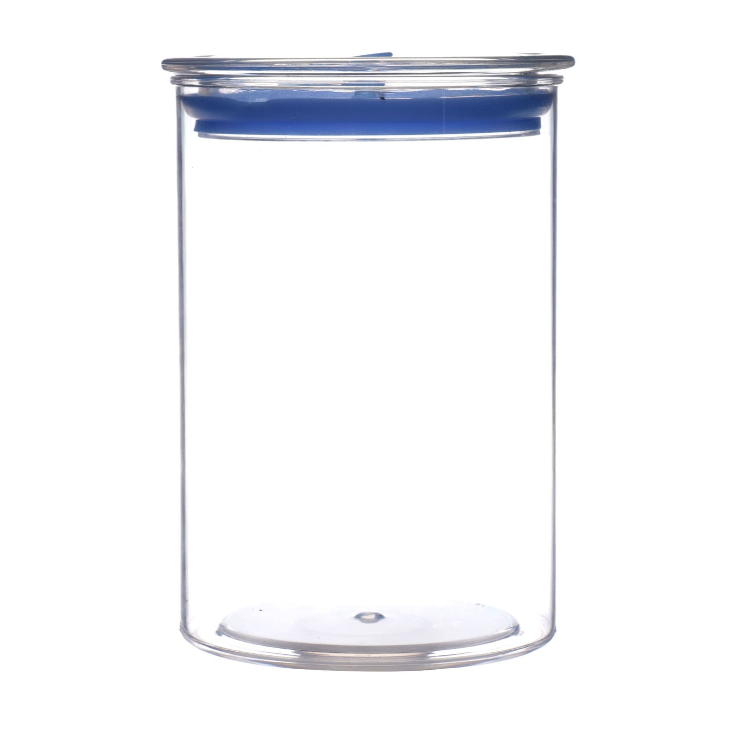 Orio Airtight Transparent Plastic Storage Container Square Blue 900ML - Homeproindia.com