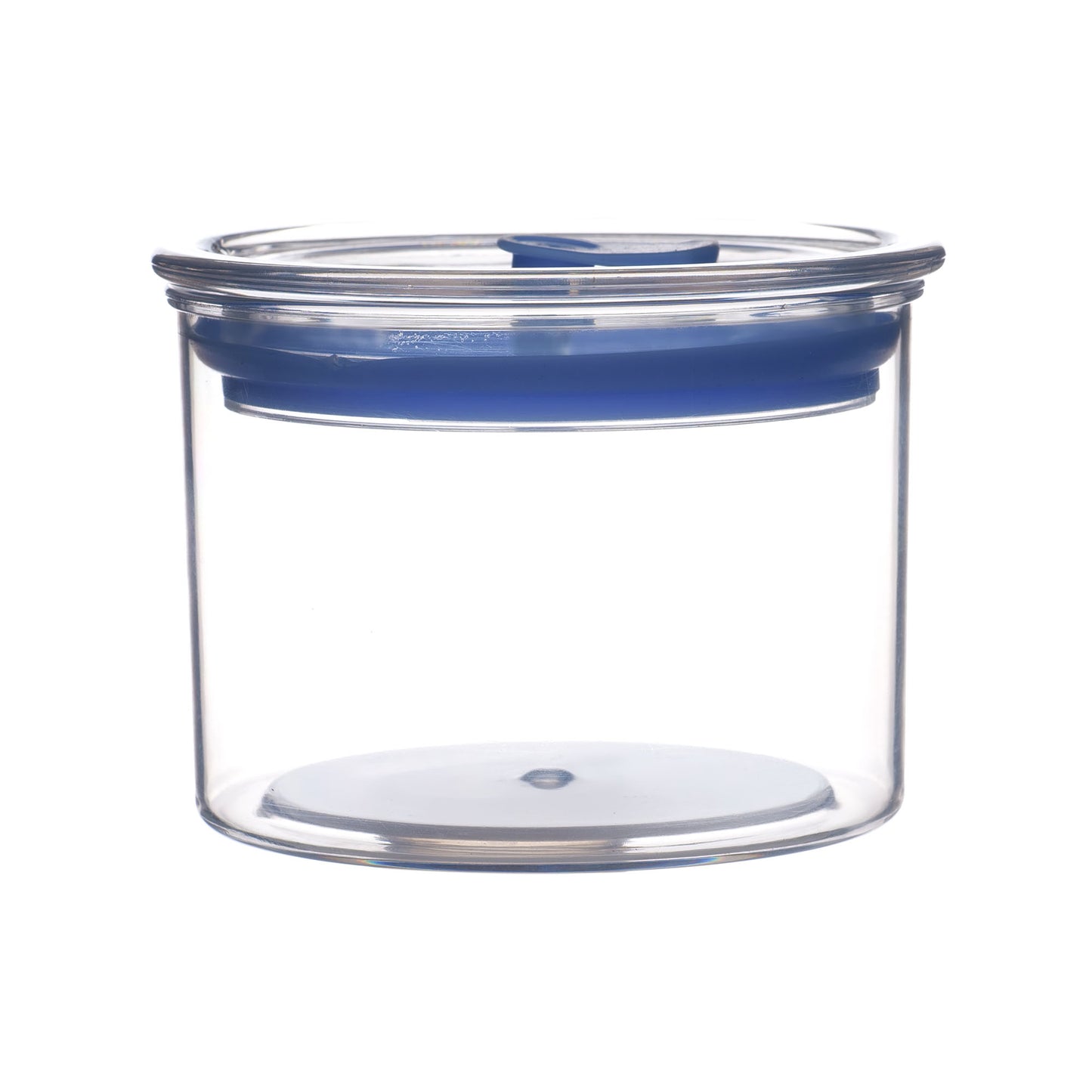 Orio Airtight Transparent Plastic Storage Container Square Blue 500ML - Homeproindia.com