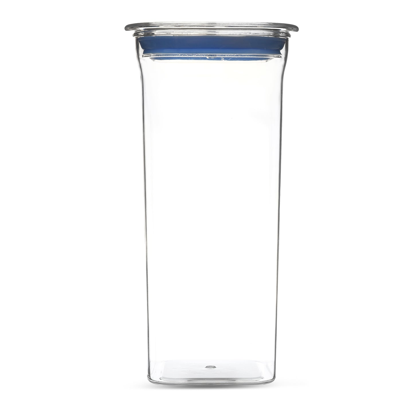 Fabio Airtight Transparent Plastic Storage Container Square Blue 1500ML - Homeproindia.com