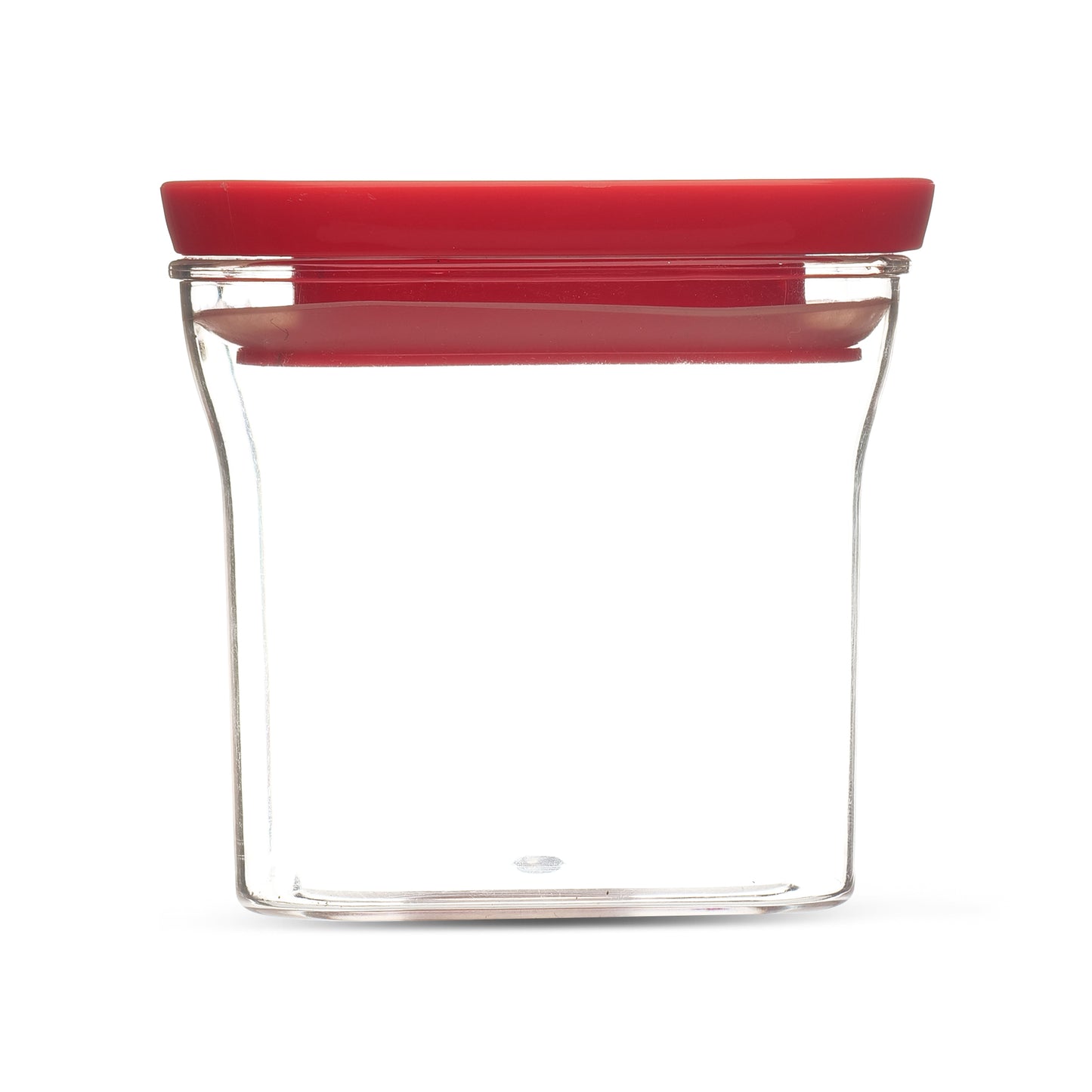 Kitkat Airtight Transparent Plastic Storage Container Square Red 600ML - Homeproindia.com