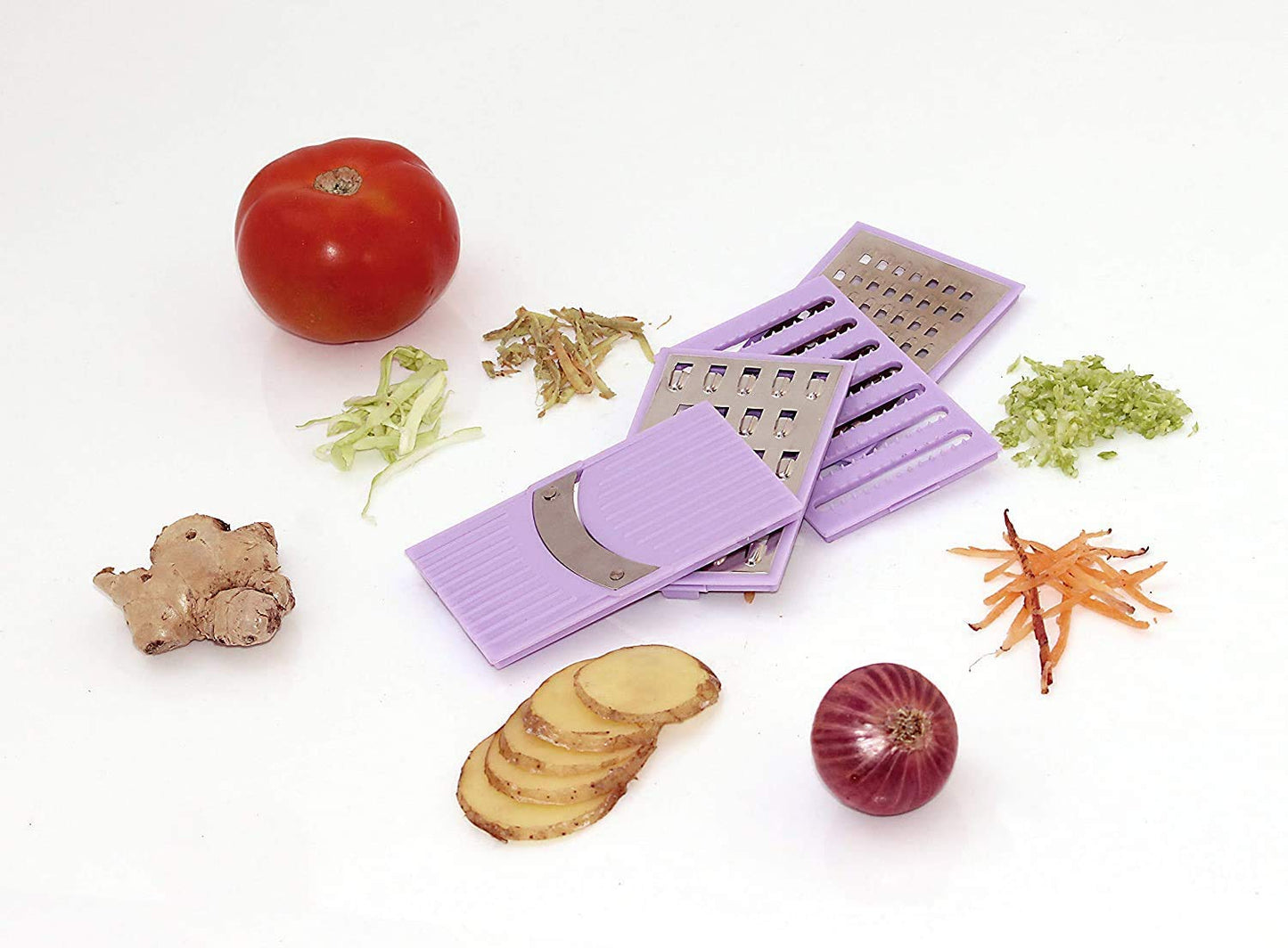 Multipurpose 4 in 1 Stainless Steel Blades Grater and Slicer - Homeproindia.com