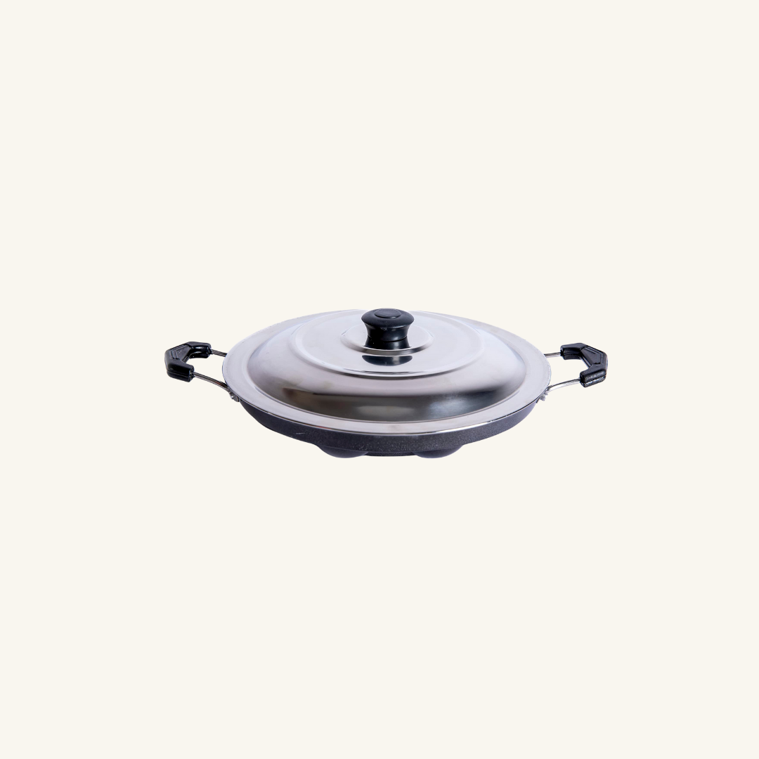 Non Stick Appam with Steel Lid Pack of 1