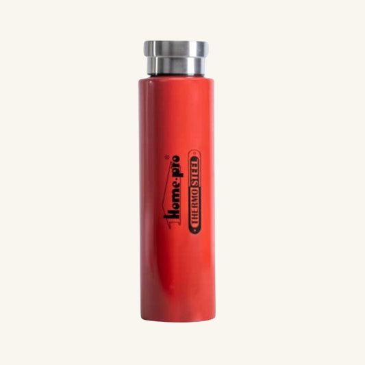 800ml Vacuum Steel Water Red Bottle