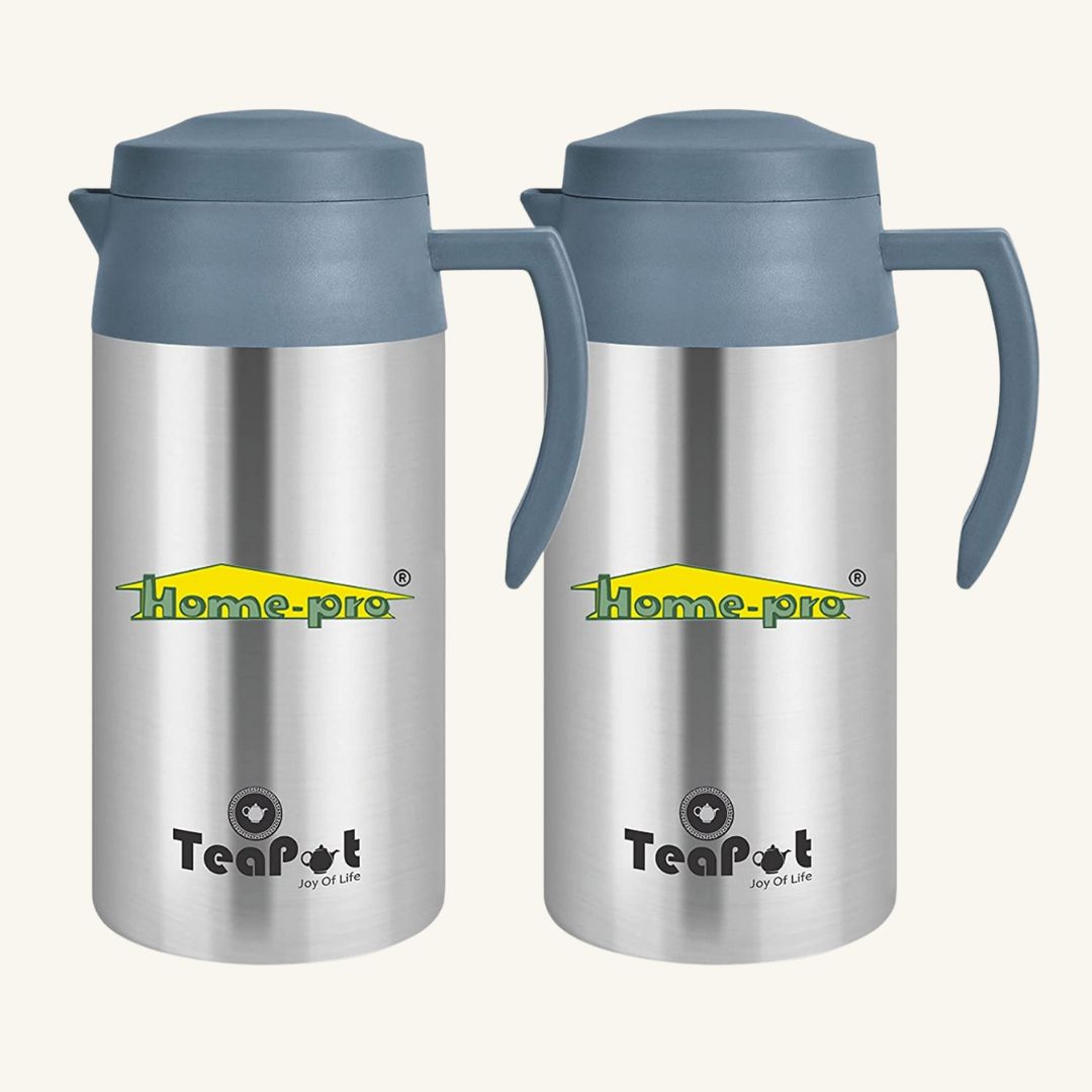 Tea Pot | Vacuum Insulated Pot | Stainless Steel | Leak Proof | Ideal for Hot & Cold Both uses