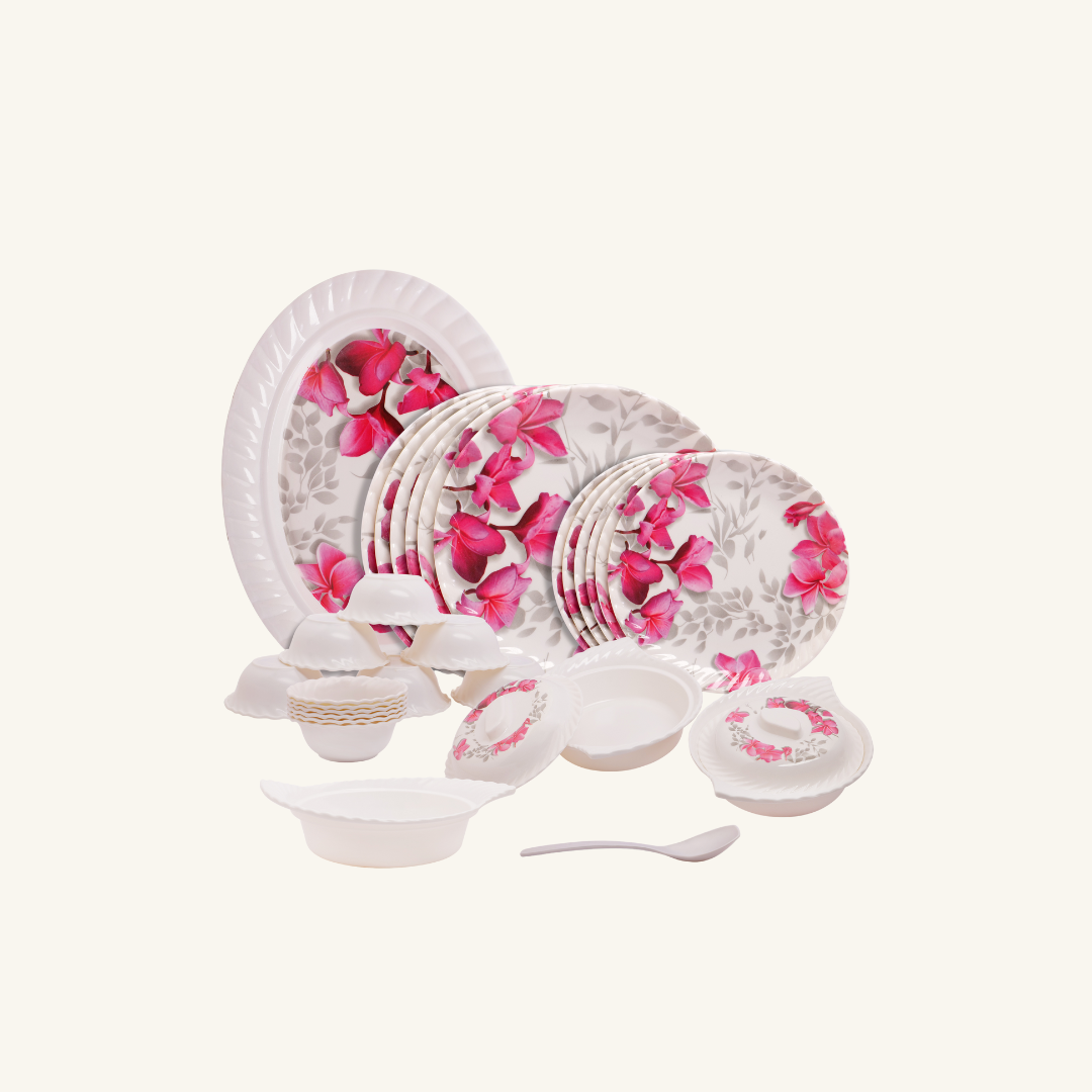Royal Lehar 32 Pieces Melamine Dinner Set