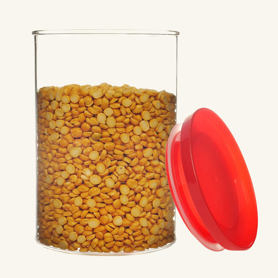 Xecellent Airtight Transparent Plastic Storage Container Red 900ML