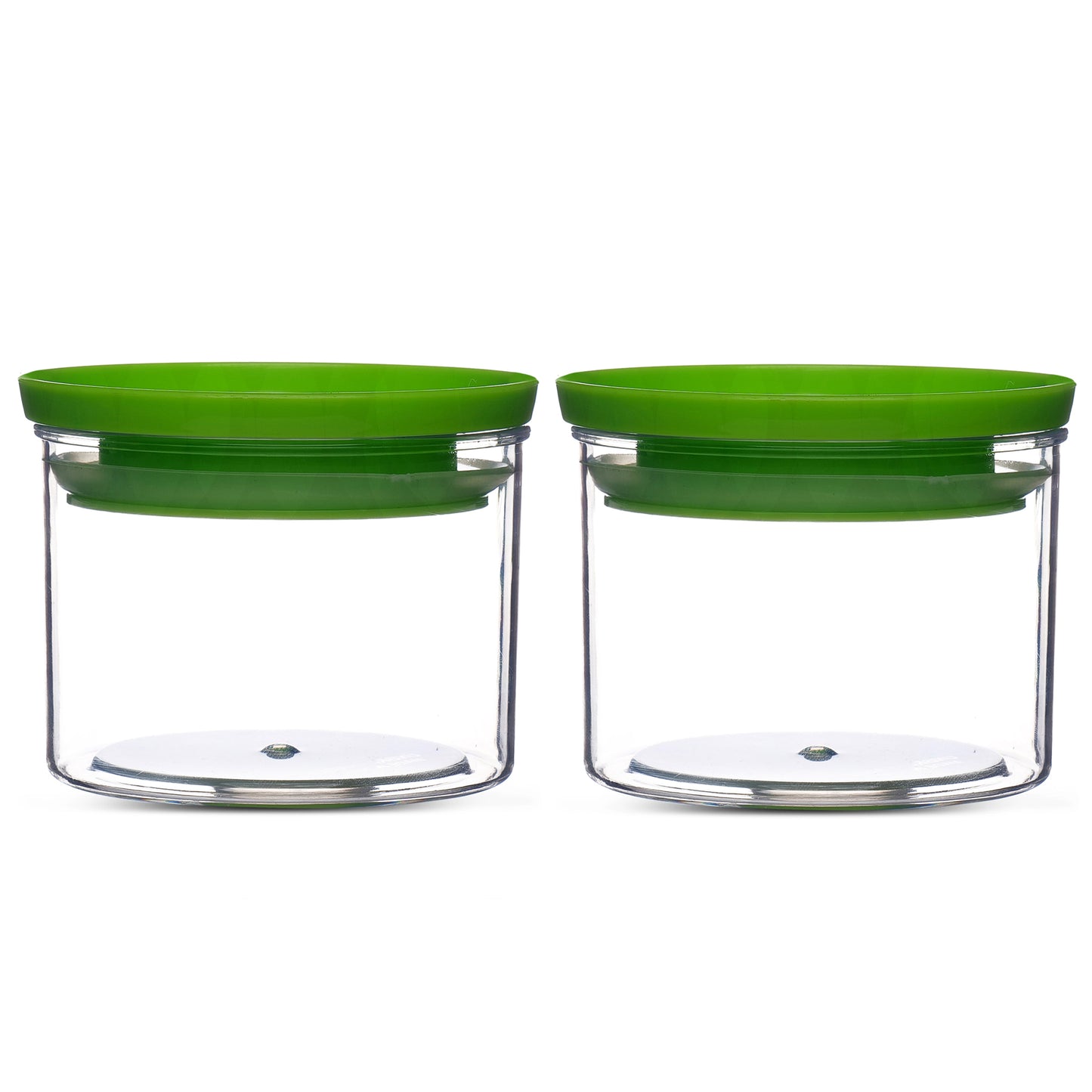 Xecellent Airtight Transparent Plastic Storage Container Green 500ML - Homeproindia.com