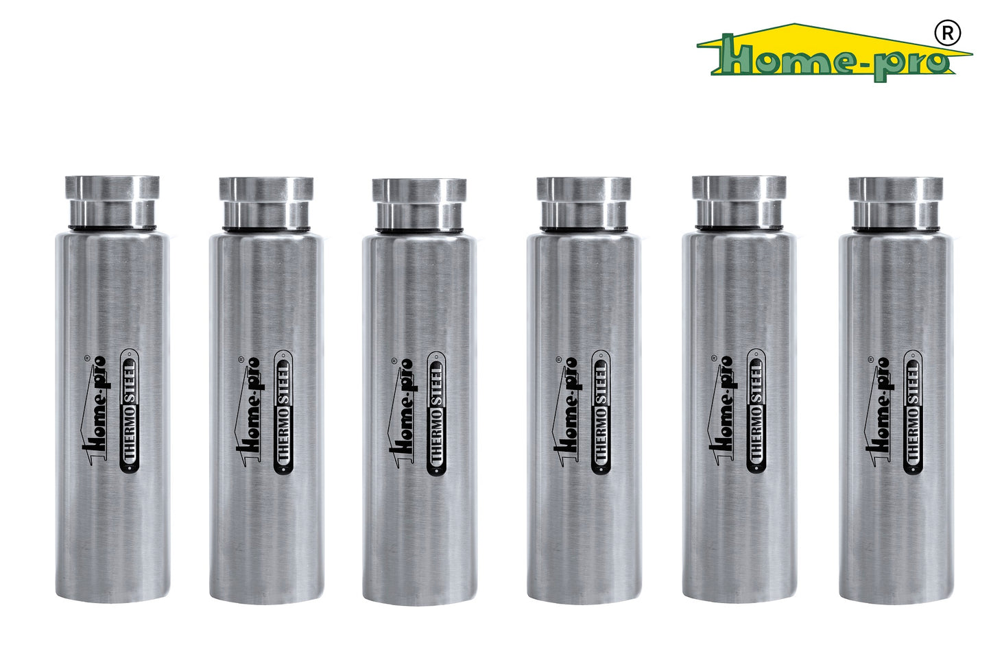 800ml Vacuum Steel Water Silver Bottle - Homeproindia.com