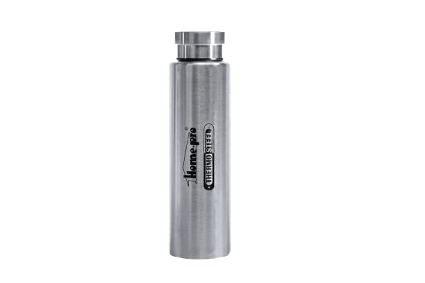 800ml Vacuum Steel Water Silver Bottle - Homeproindia.com