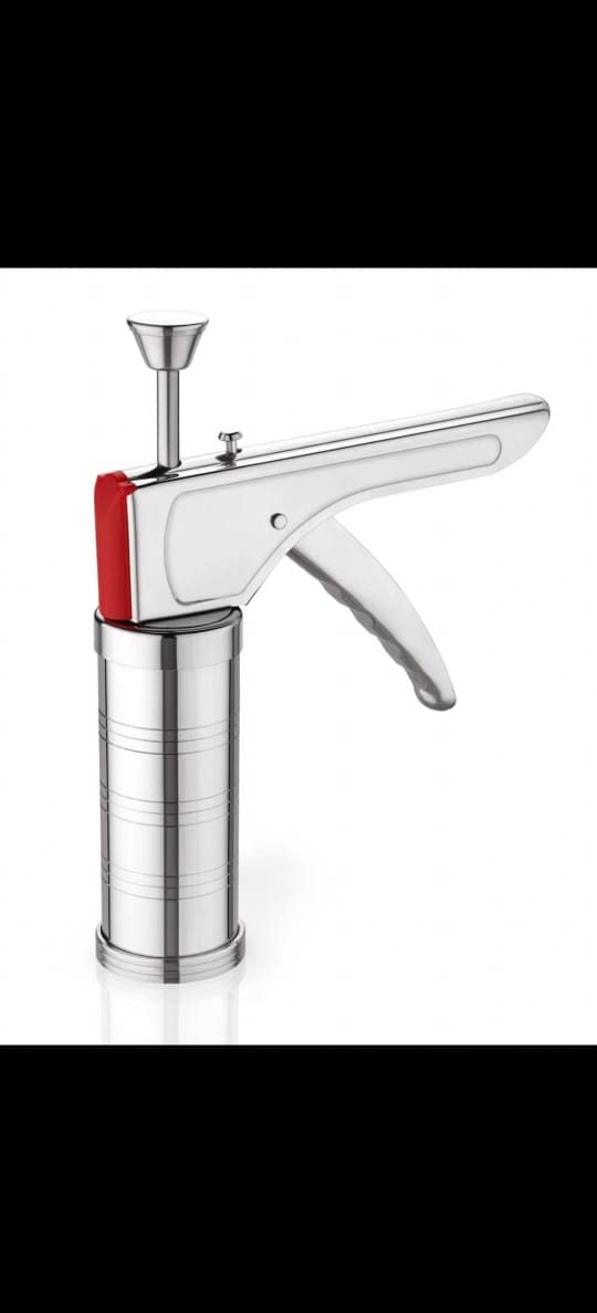 Stainless Steel Kitchen Press Sev Sancha with 15 Different Types of Jalies - Homeproindia.com