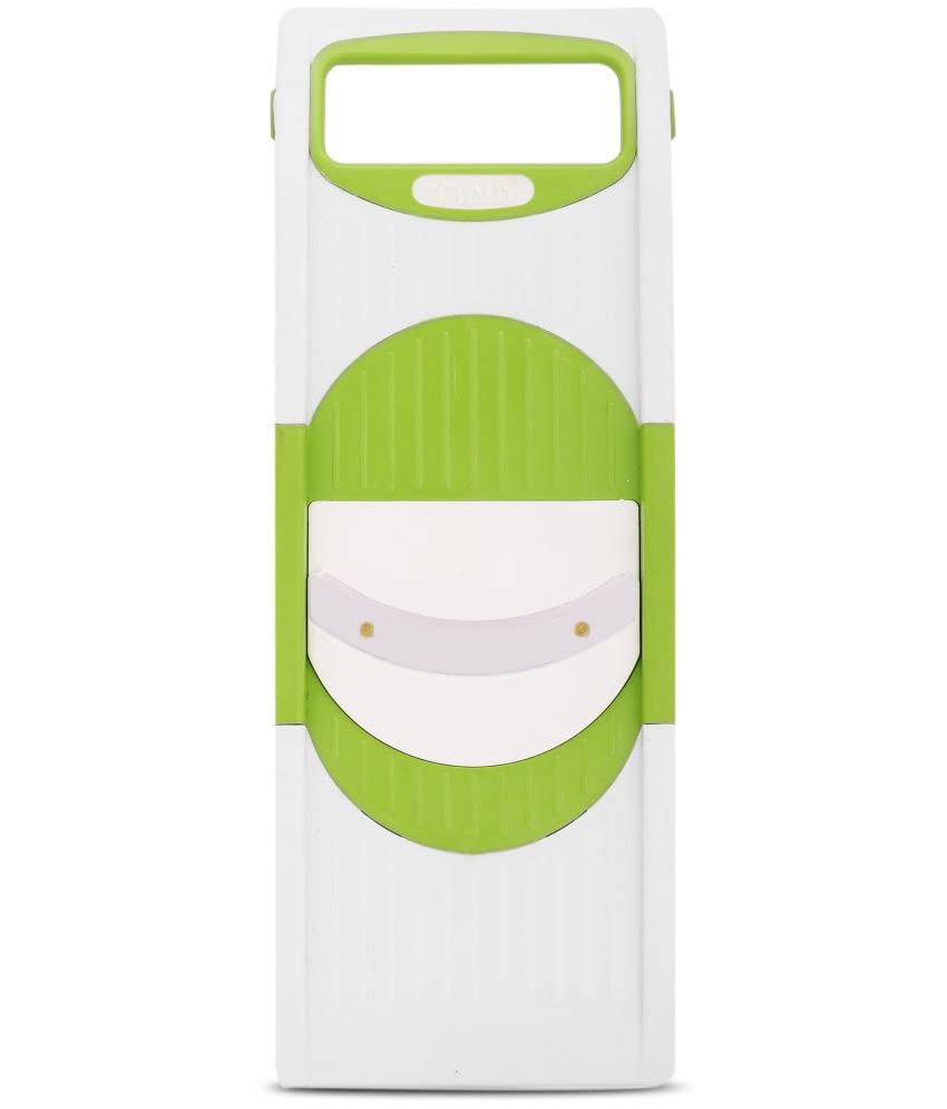Green Multipurpose 6 in 1 Stainless Steel Blades Grater and Slicer - Homeproindia.com