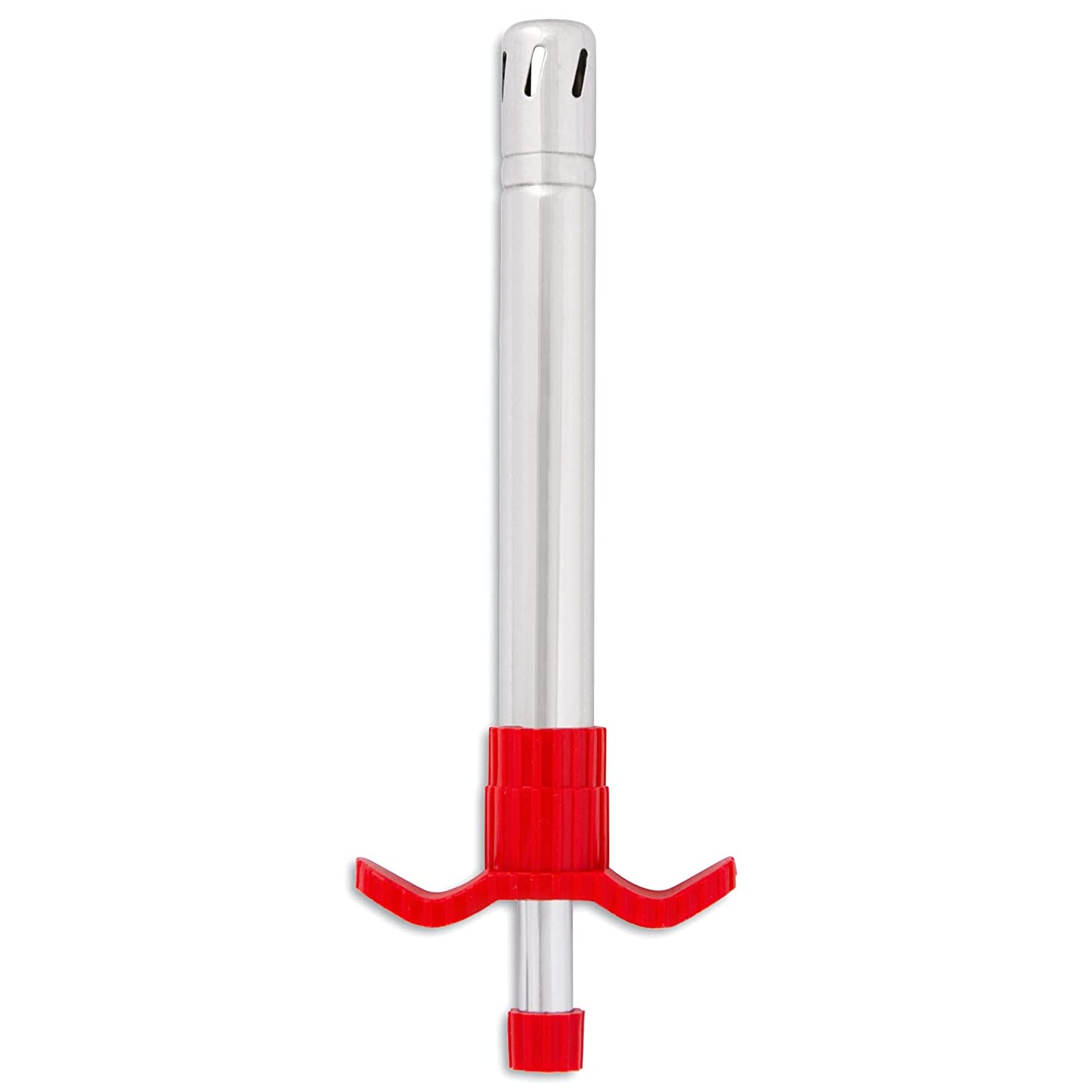 Gas Lighter Stainless Steel Red - Homeproindia.com
