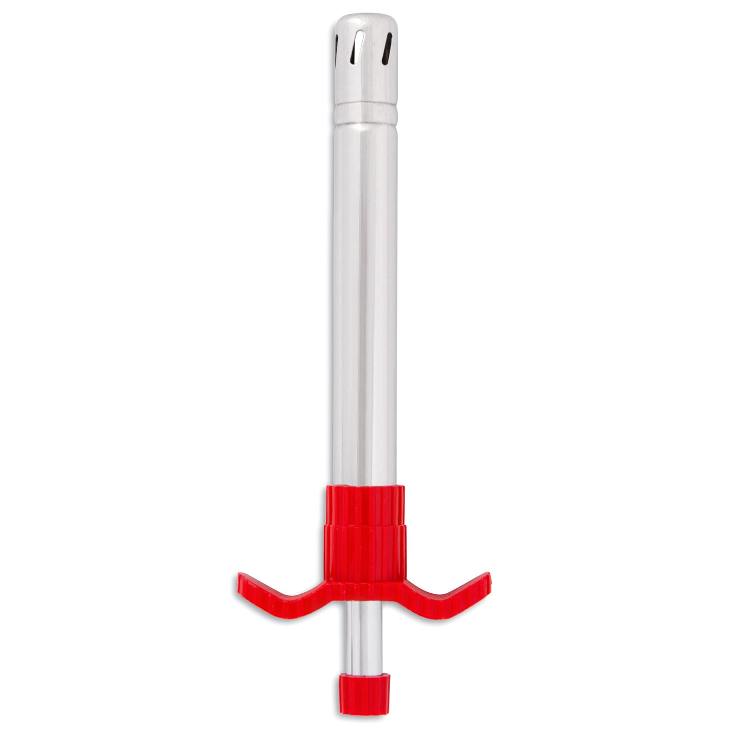 Gas Lighter Stainless Steel Red - Homeproindia.com