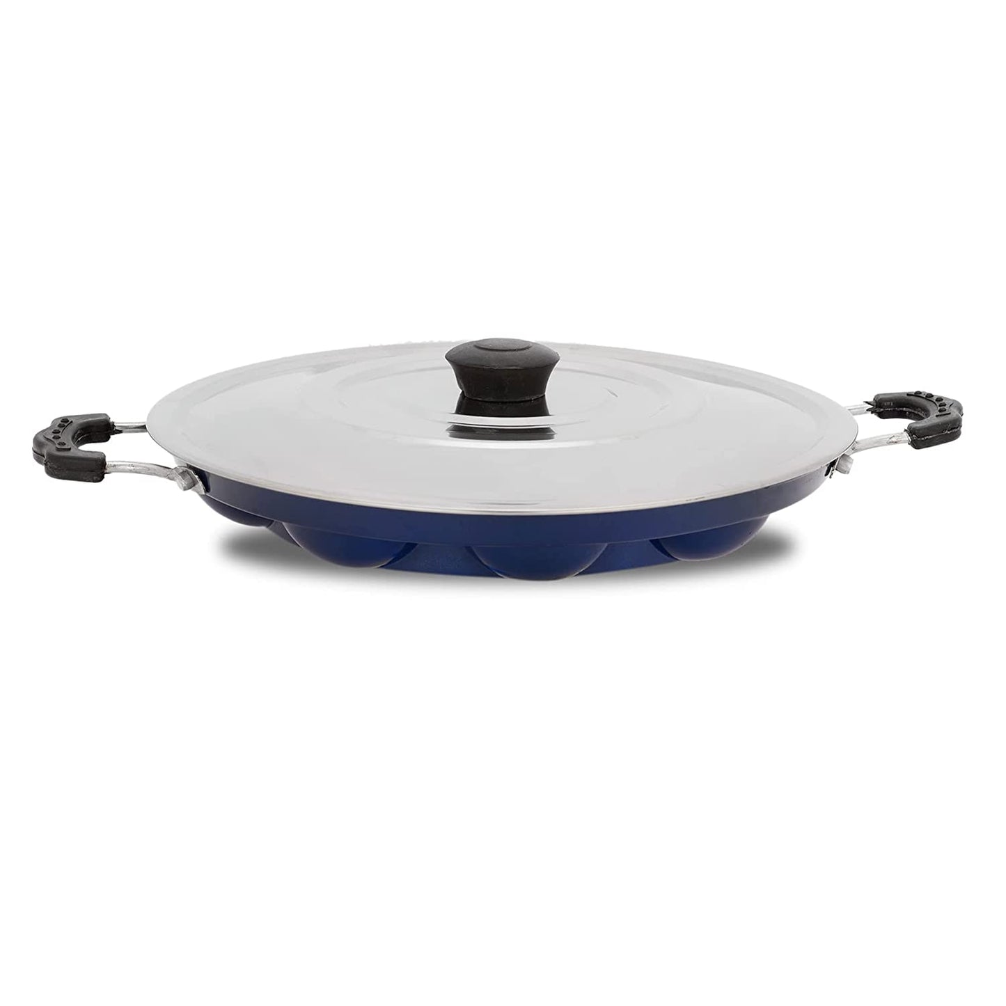 Appam Maker with Steel Lid Blue Pack of 2 - Homeproindia.com