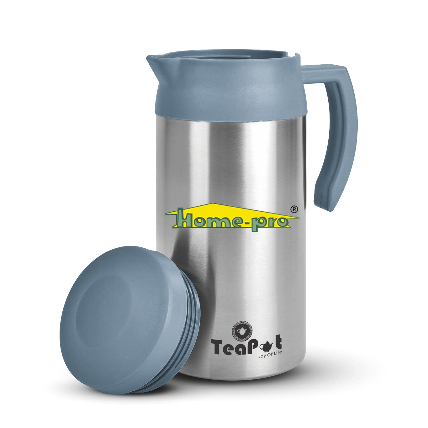 Tea Pot | Vacuum Insulated Pot | Stainless Steel | Leak Proof | Ideal for Hot & Cold Both uses - Homeproindia.com