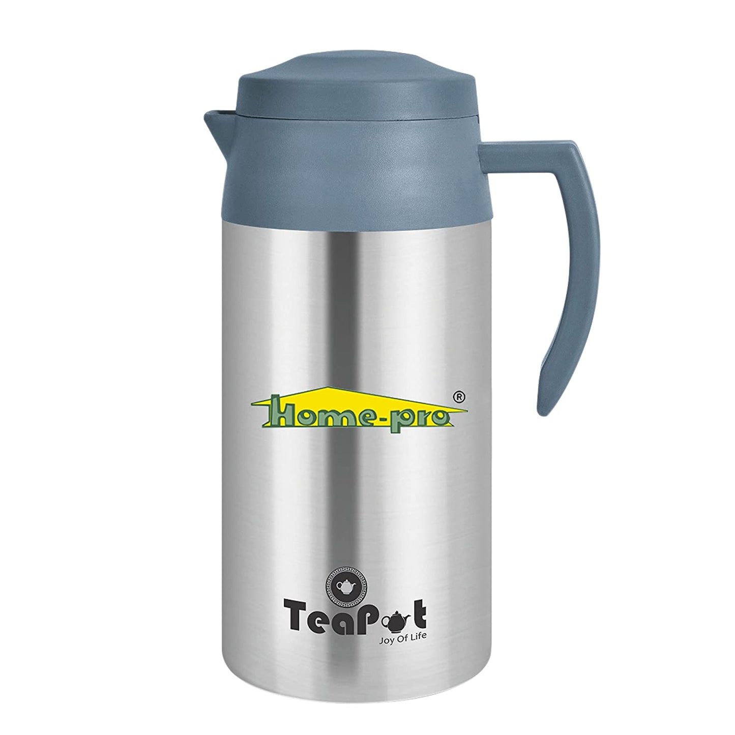 Tea Pot | Vacuum Insulated Pot | Stainless Steel | Leak Proof | Ideal for Hot & Cold Both uses - Homeproindia.com