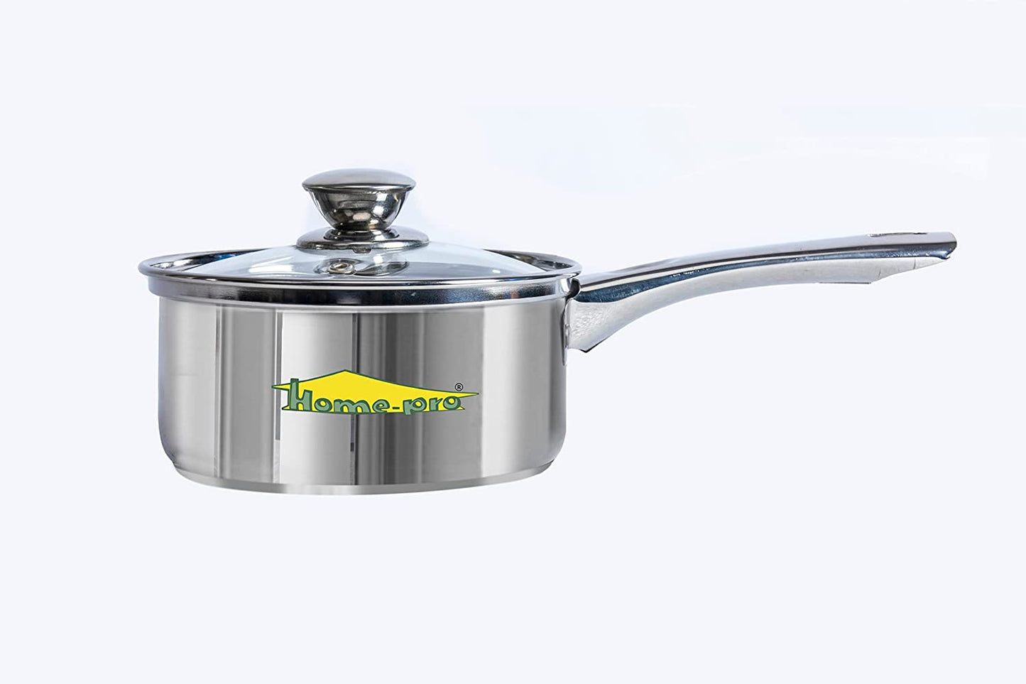 Stainless Steel Sauce-pan with Glass lid - Homeproindia.com