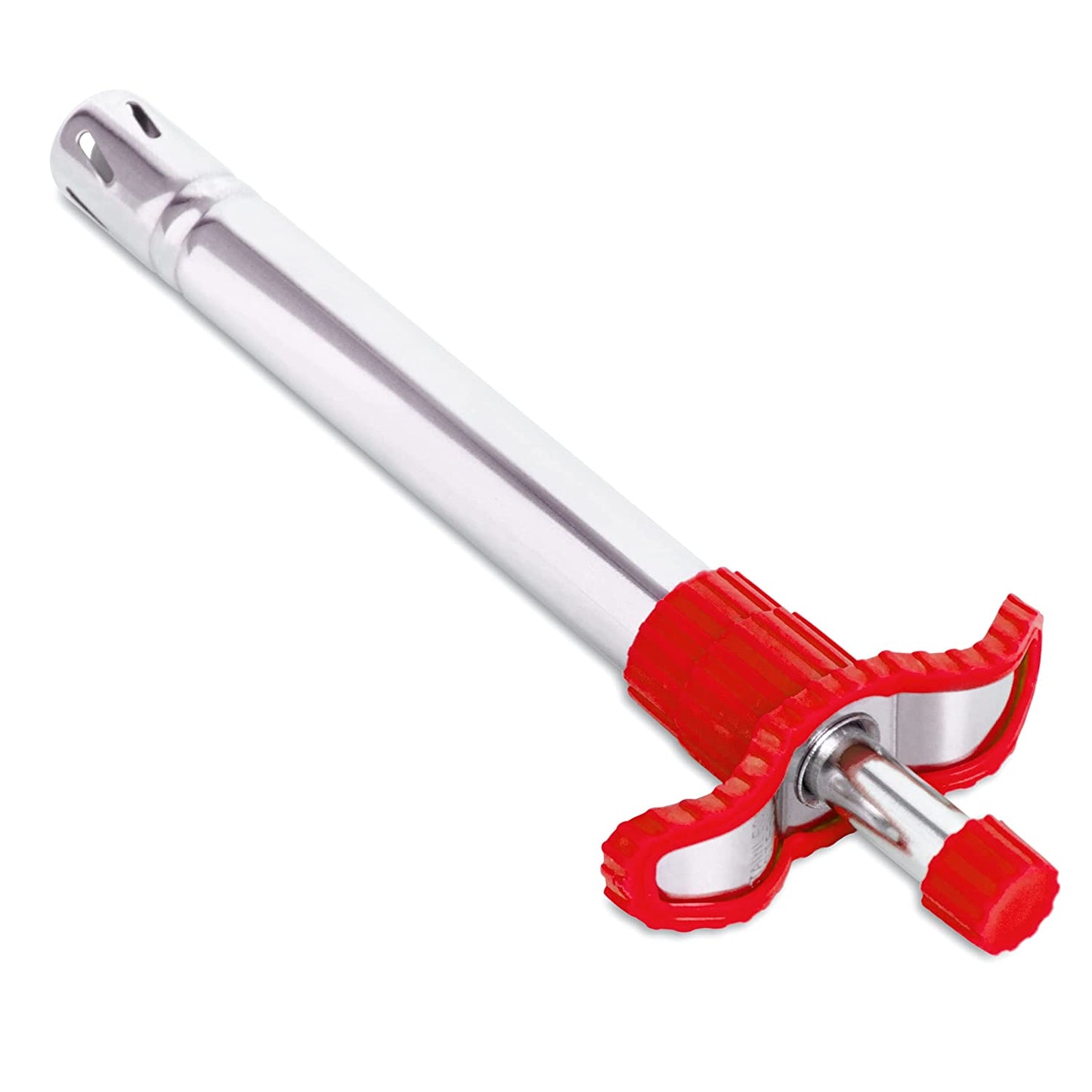 Gas Lighter Stainless Steel Red - Homeproindia.com