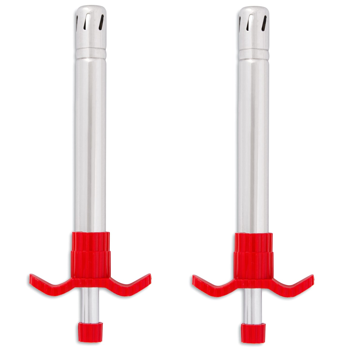 Gas Lighter Stainless Steel Red - Homeproindia.com