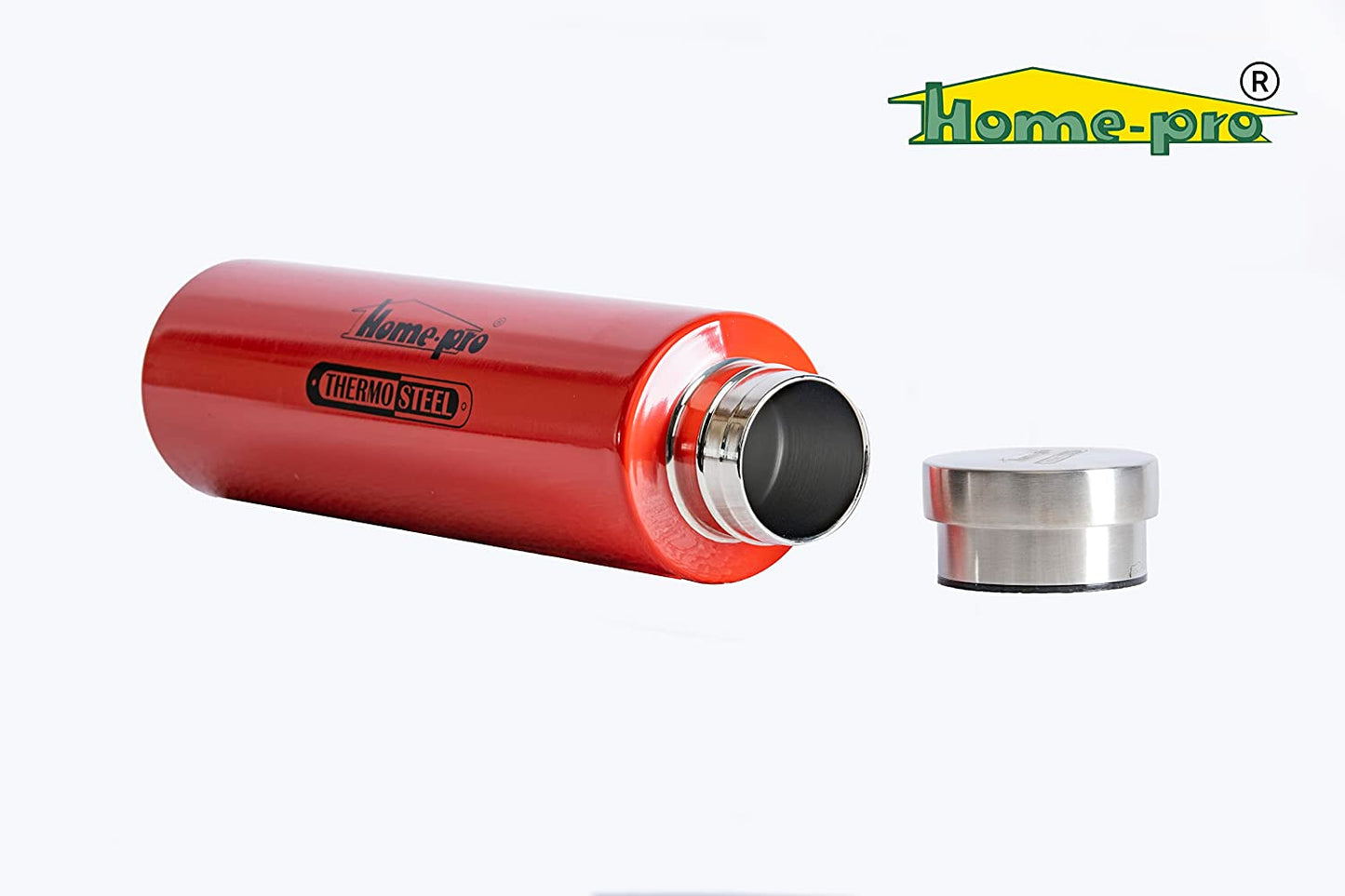 800ml Vacuum Steel Water Red Bottle - Homeproindia.com