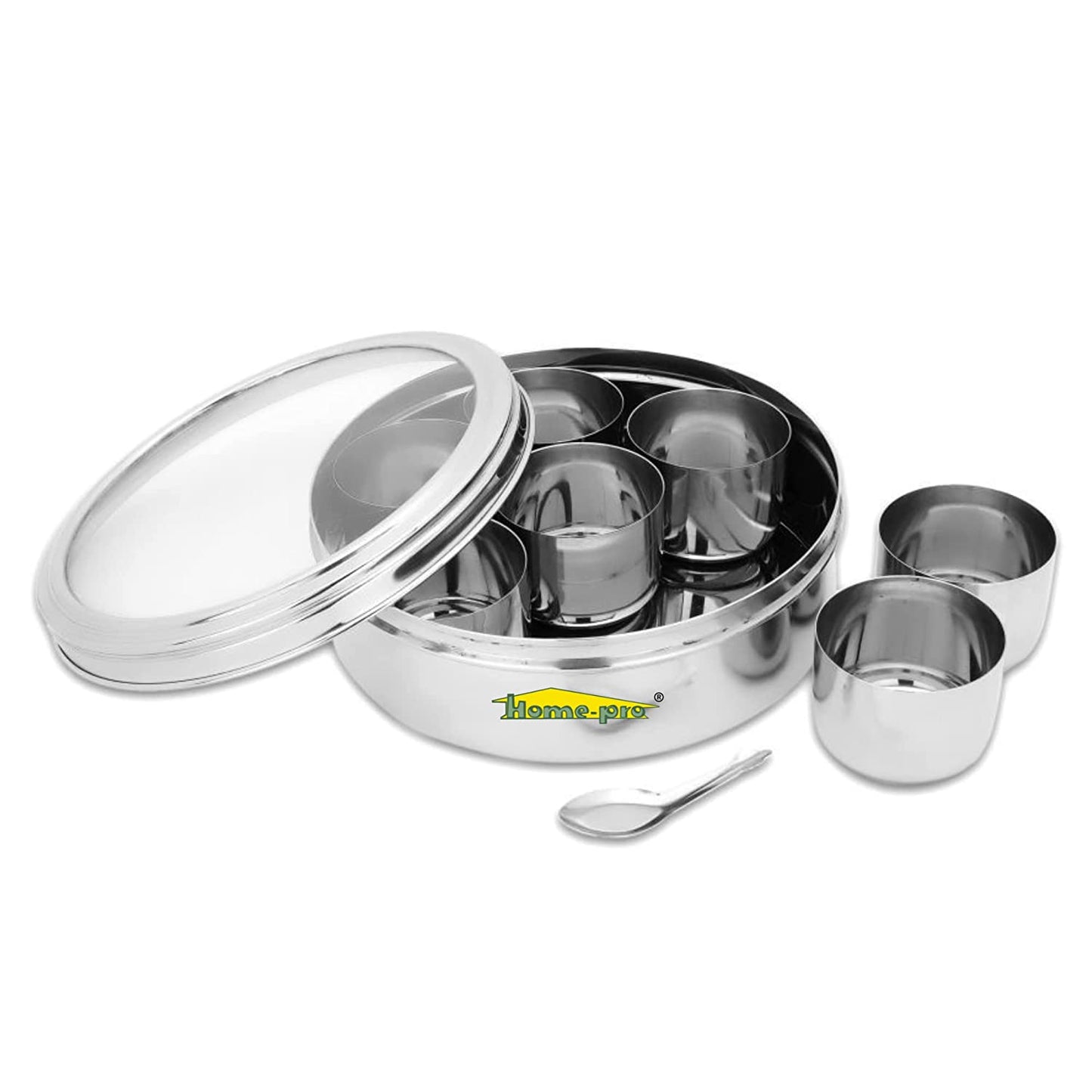 See Through lid Neelam Dabba Masala Dabba - Homeproindia.com