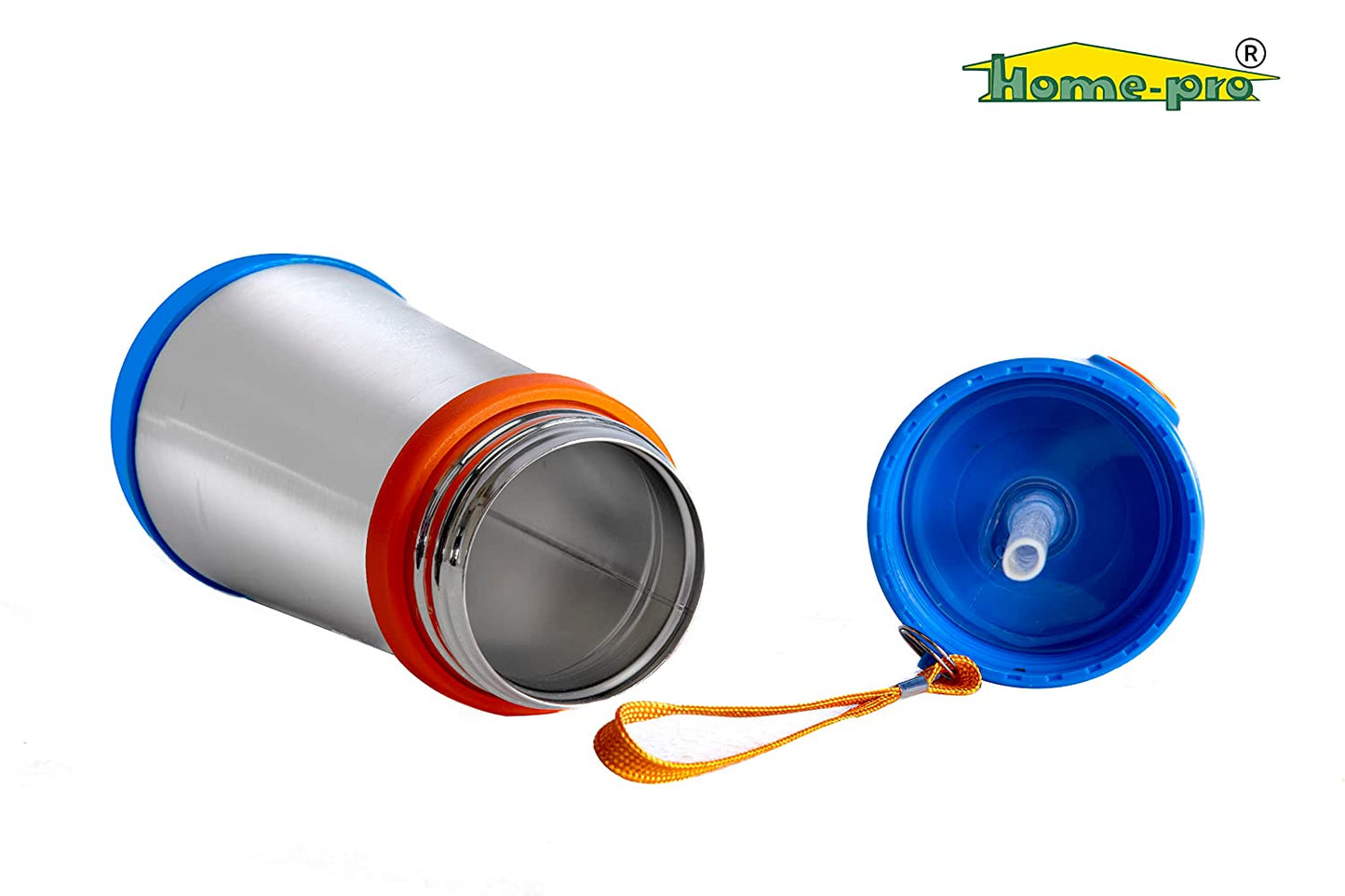Stainless Steel Blue Insulated Baby Vacuum Bottle 350ml - Homeproindia.com