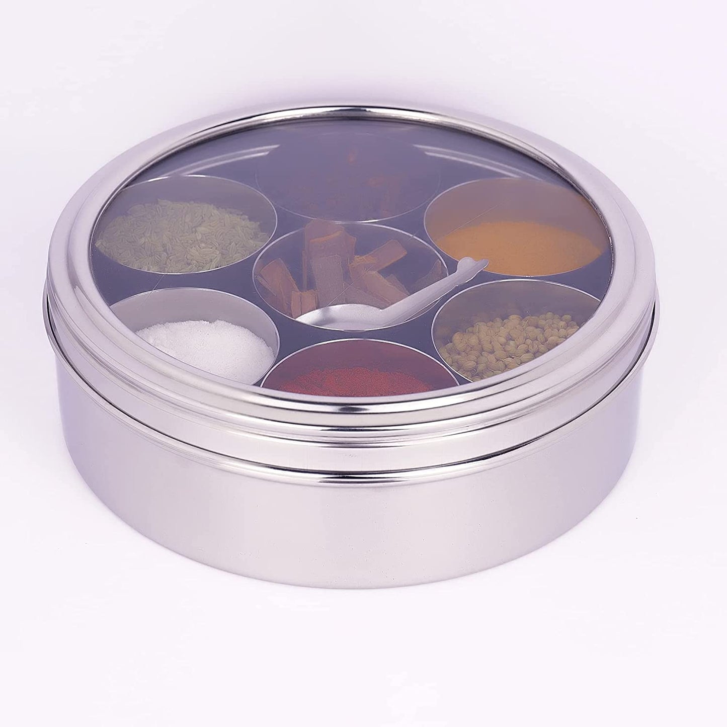 Stainless Steel Masala Dabba or Spice Box/Container - Homeproindia.com