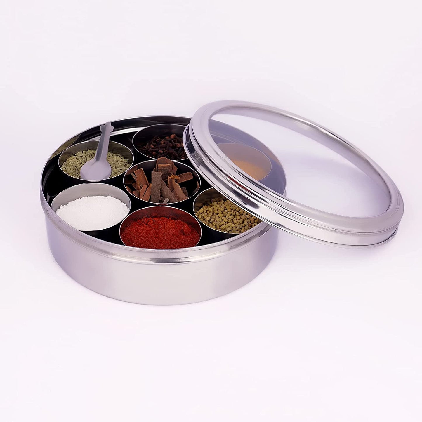 Stainless Steel Masala Dabba or Spice Box/Container - Homeproindia.com