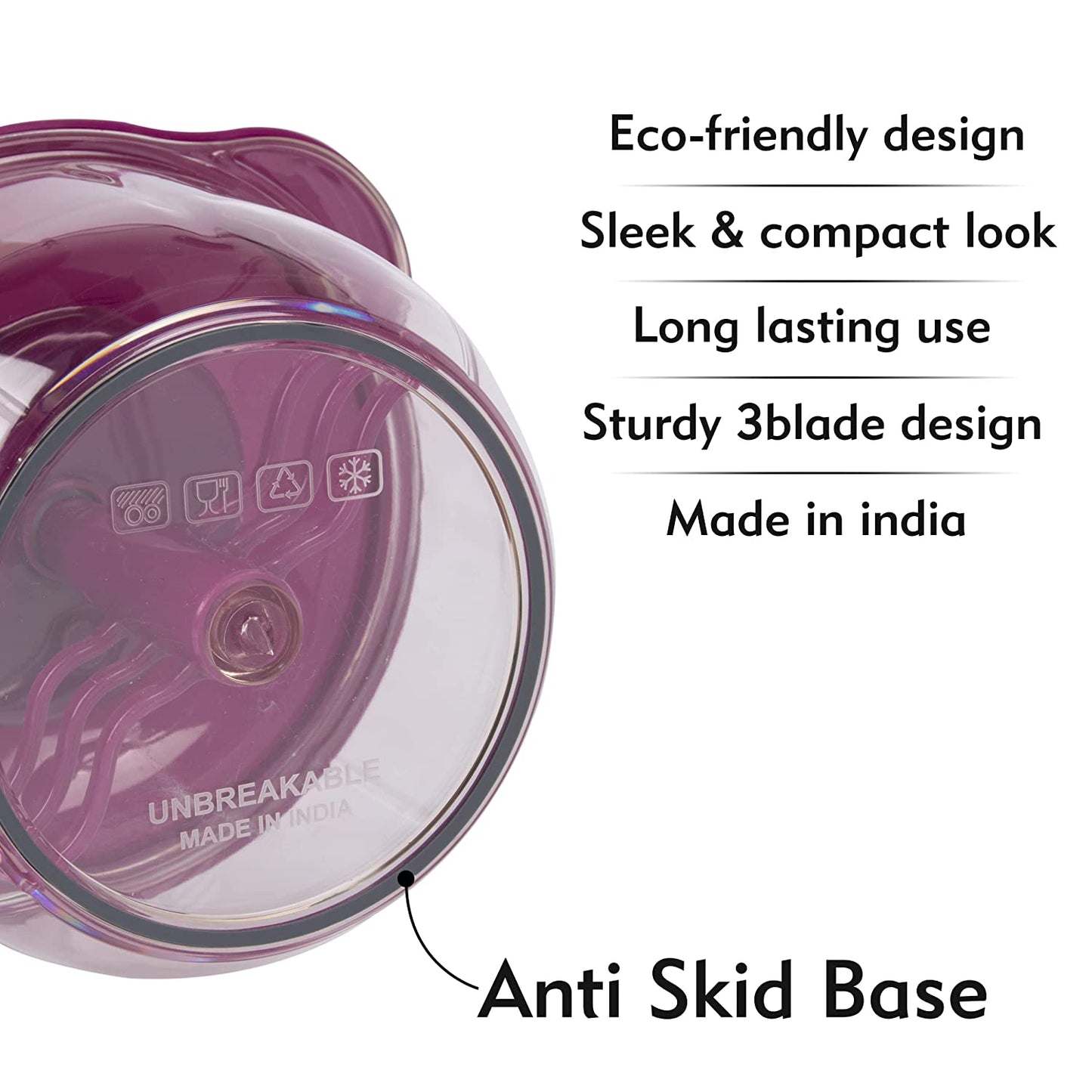 Manual Chopper Stainless Steel Blade | 1500 ML Capacity | Pack of 1 - Homeproindia.com