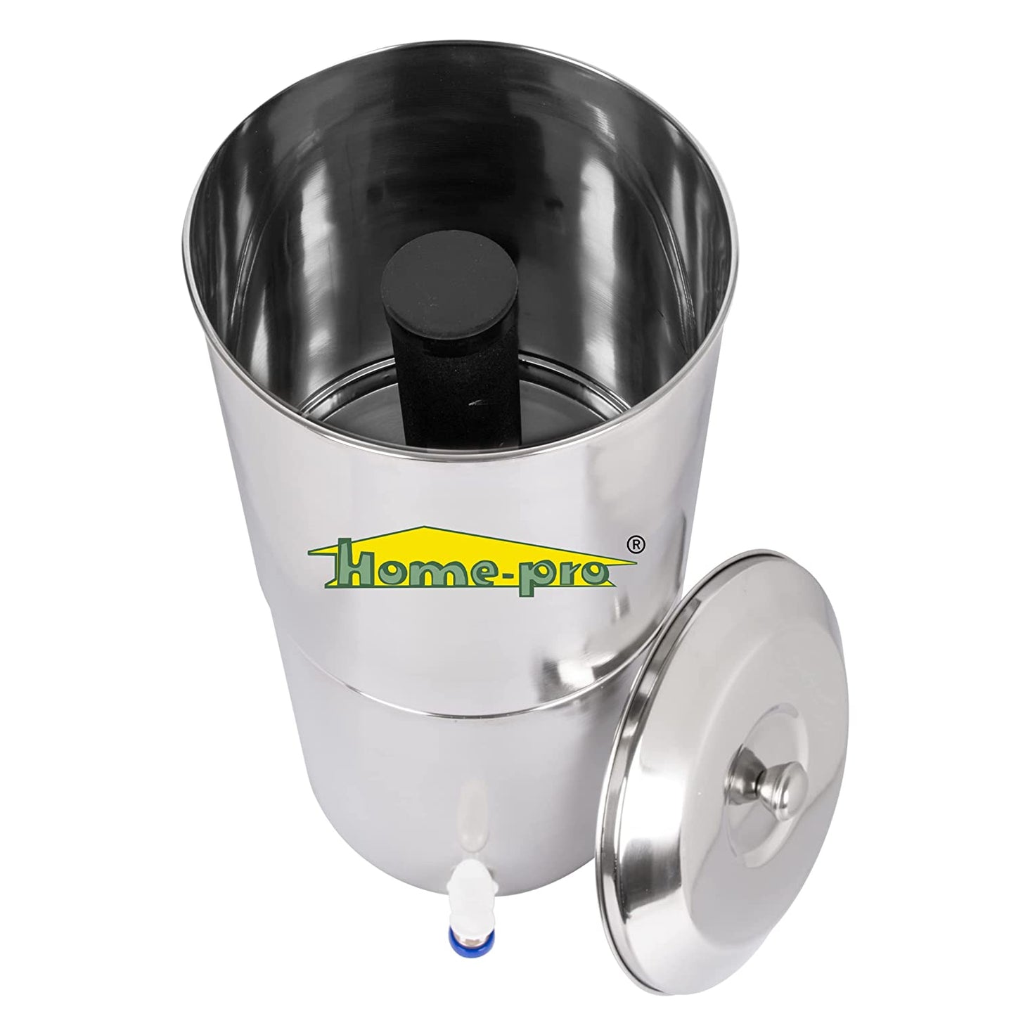Stainless Steel Non Electric Water Filter with Carbon Candle - Homeproindia.com