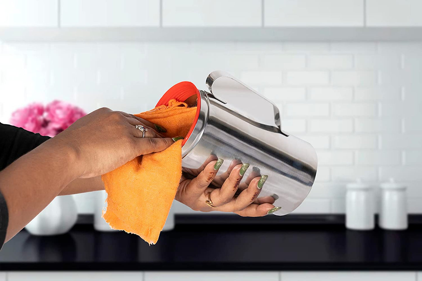 Stainless Steel Oil dispenser Nozzle With Handle - Homeproindia.com