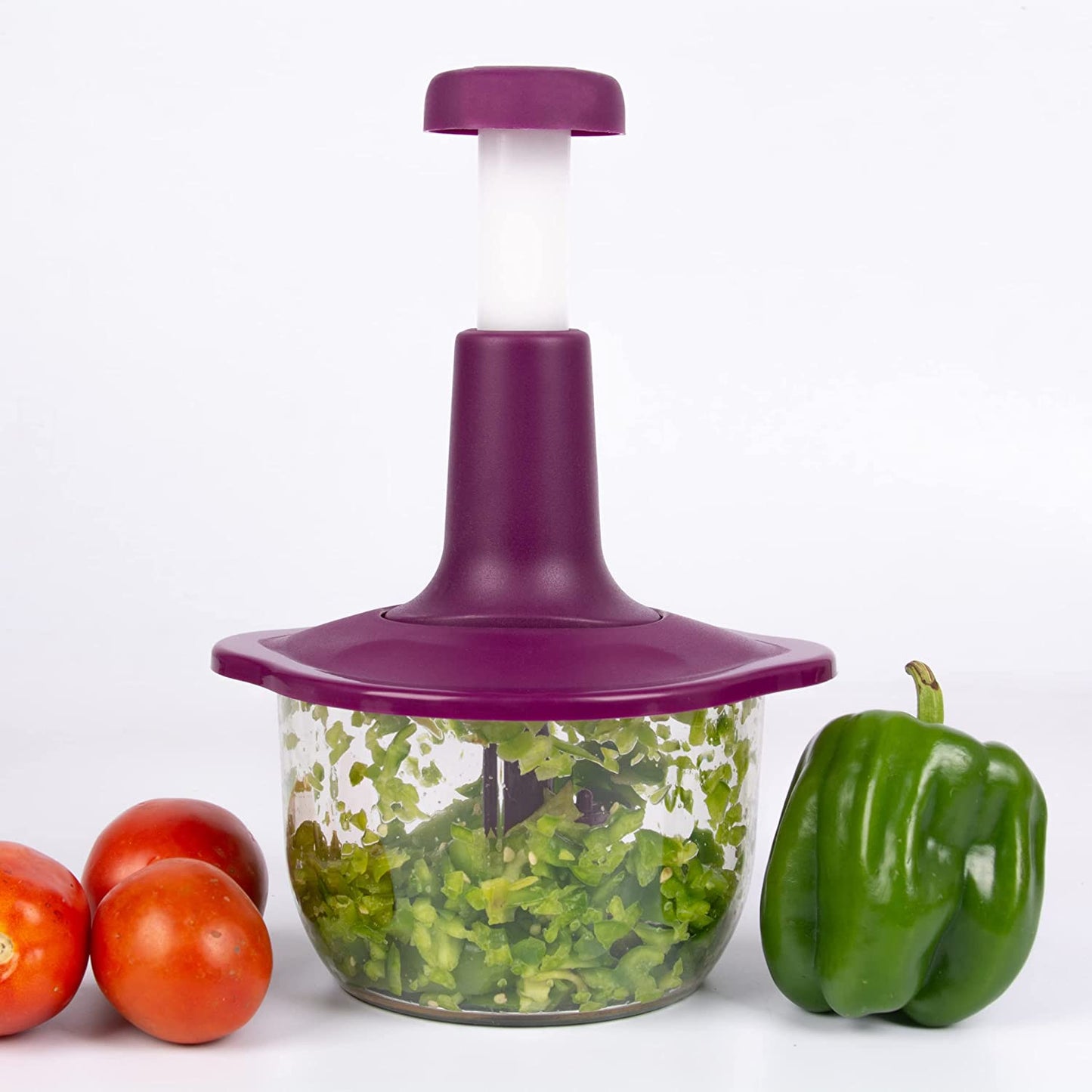 Manual Chopper Stainless Steel Blade | 1500 ML Capacity | Pack of 1 - Homeproindia.com