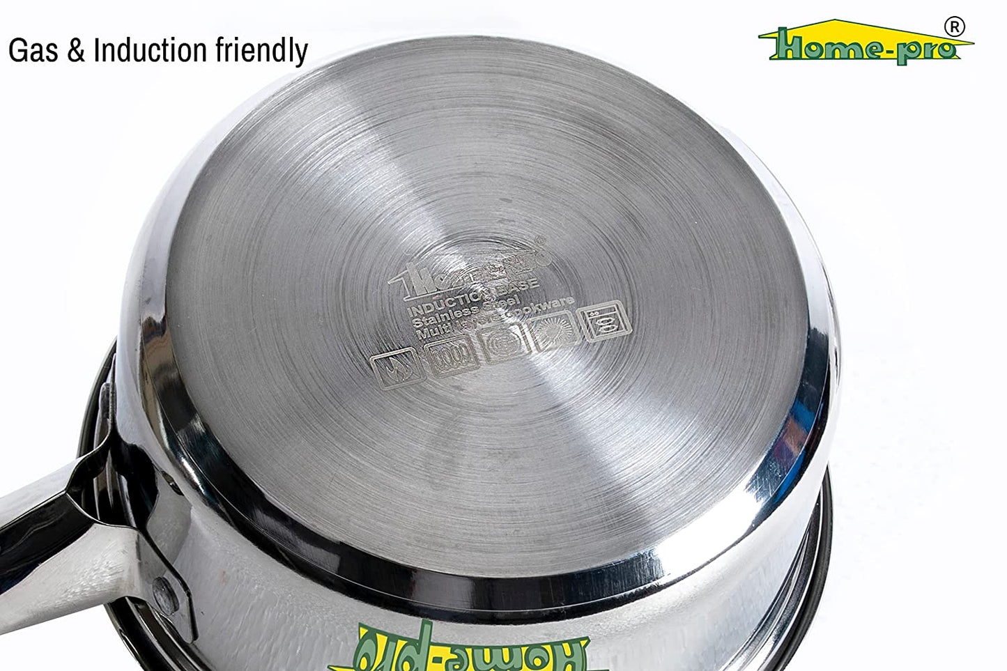 Stainless Steel Sauce-pan with Glass lid - Homeproindia.com